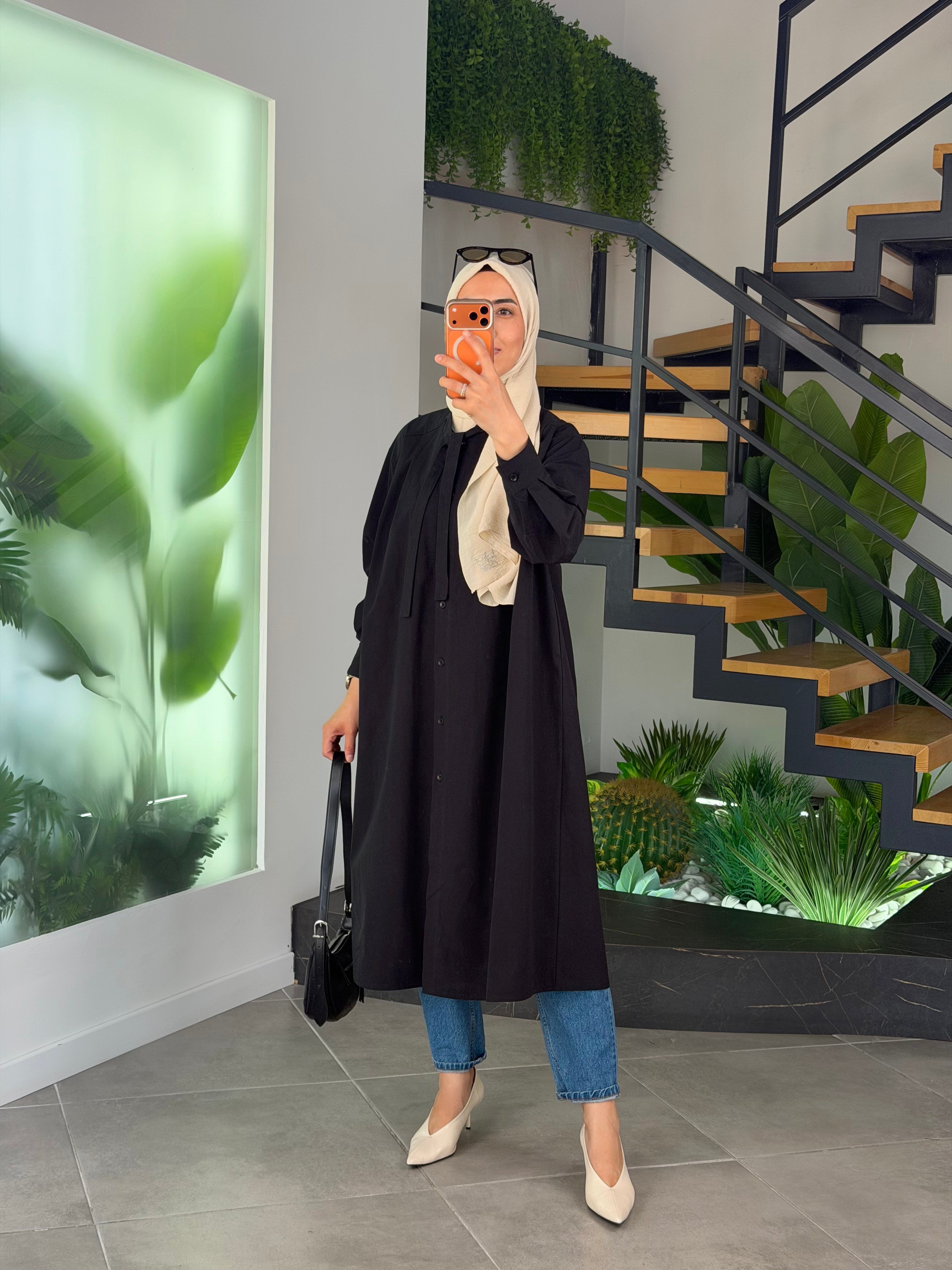 Aura Bağlamalı Tunik