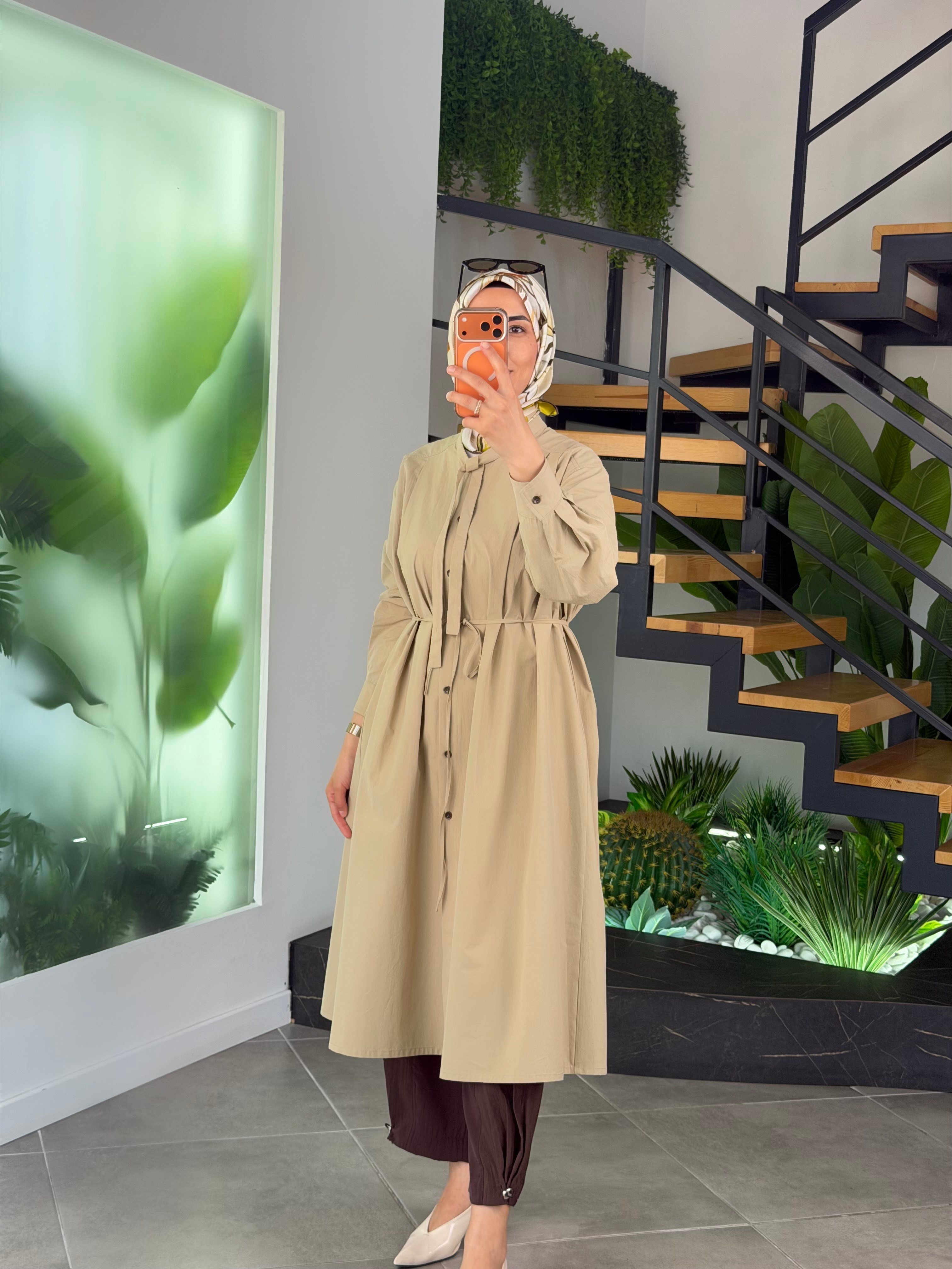 Aura Bağlamalı Tunik