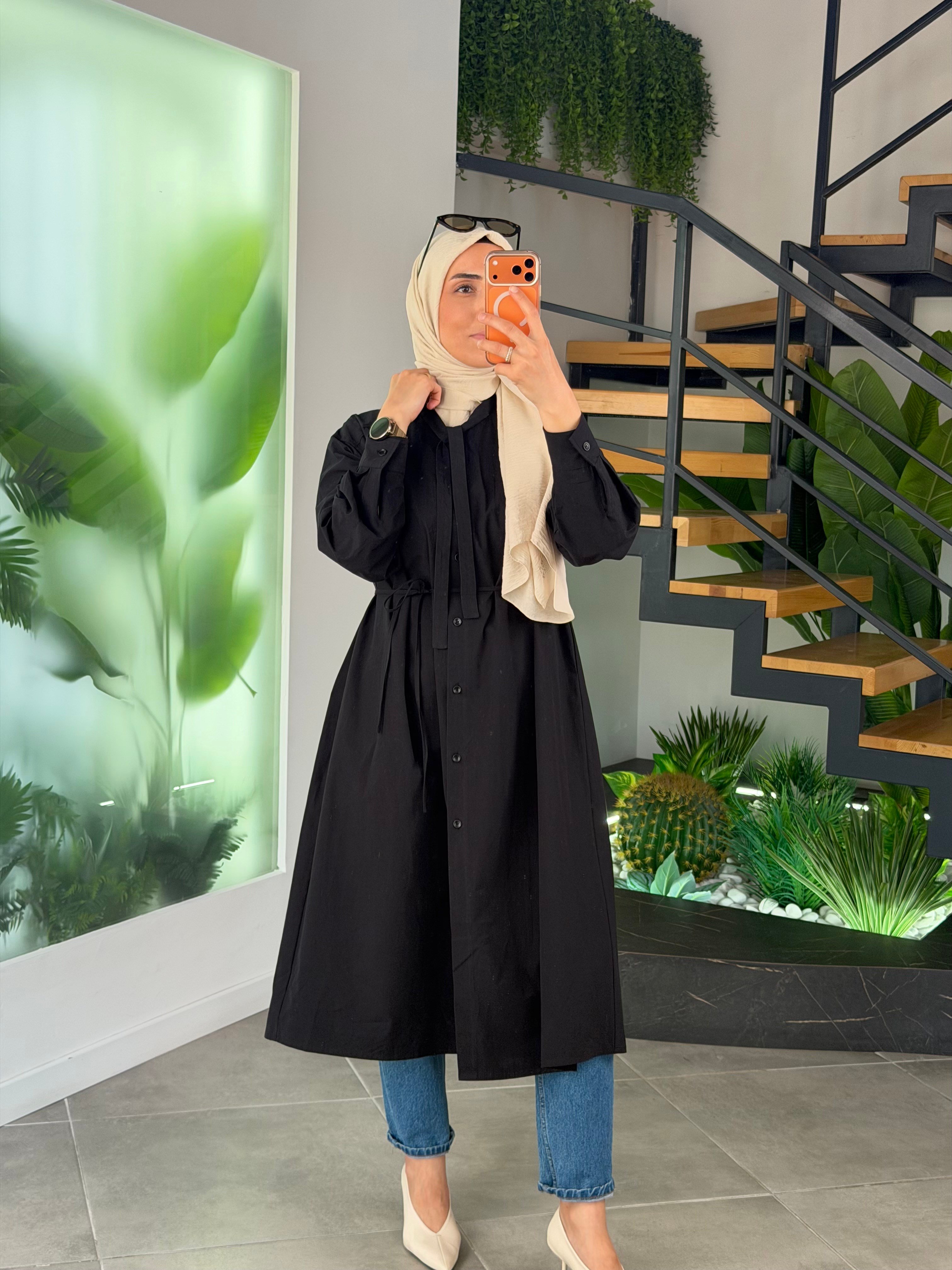 Aura Bağlamalı Tunik