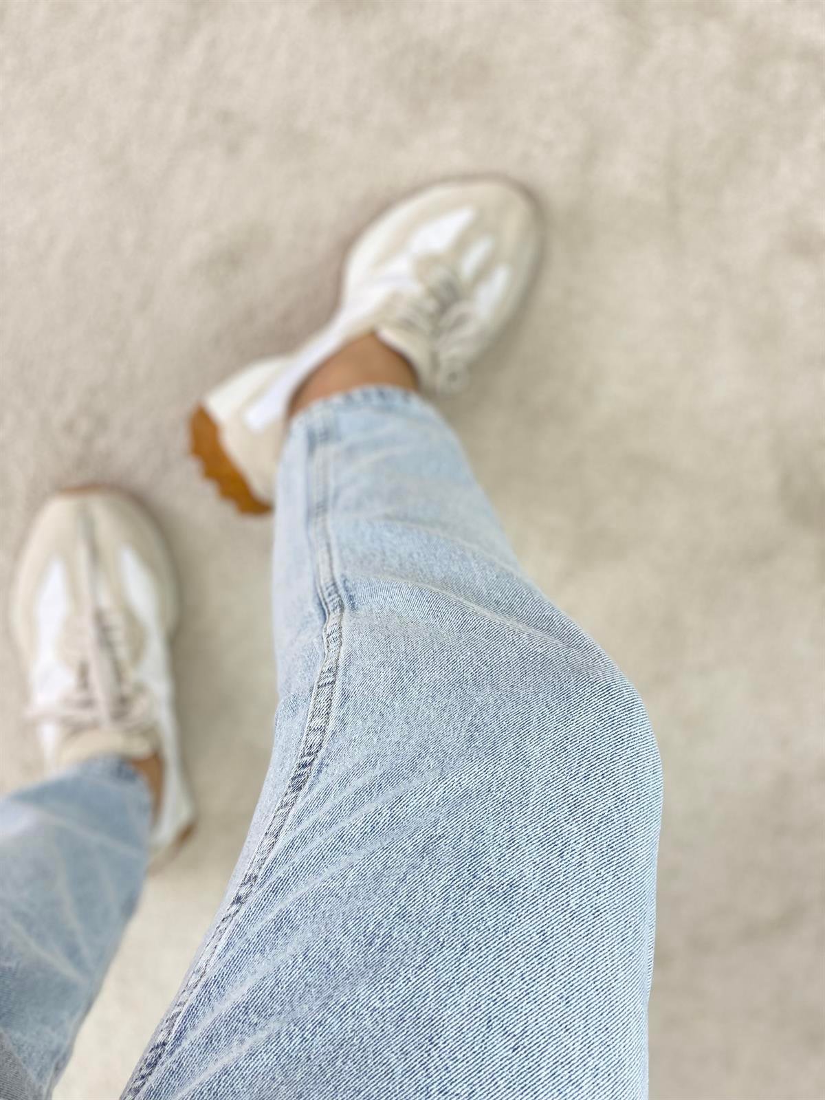 Beli Lastikli Jean Pantolon