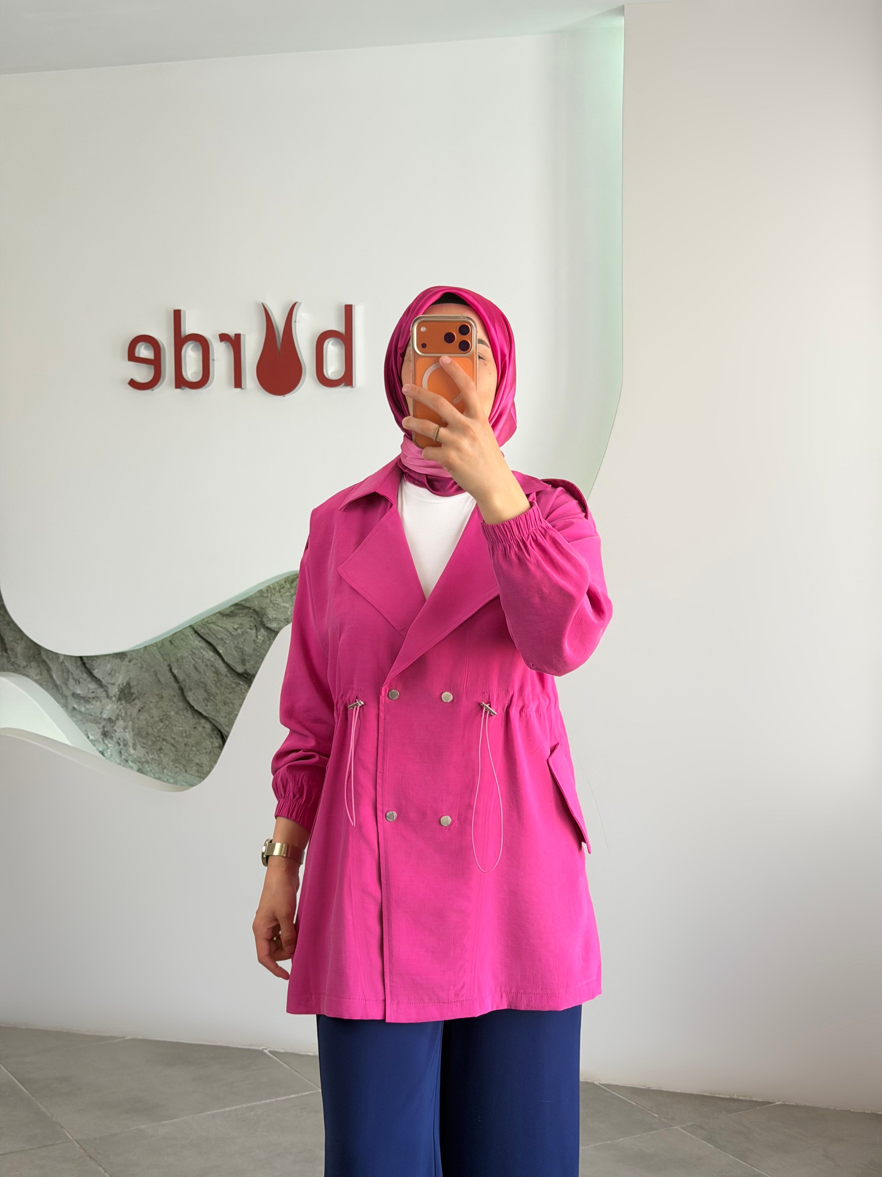 Beli Tünelli Bomber Ceket
