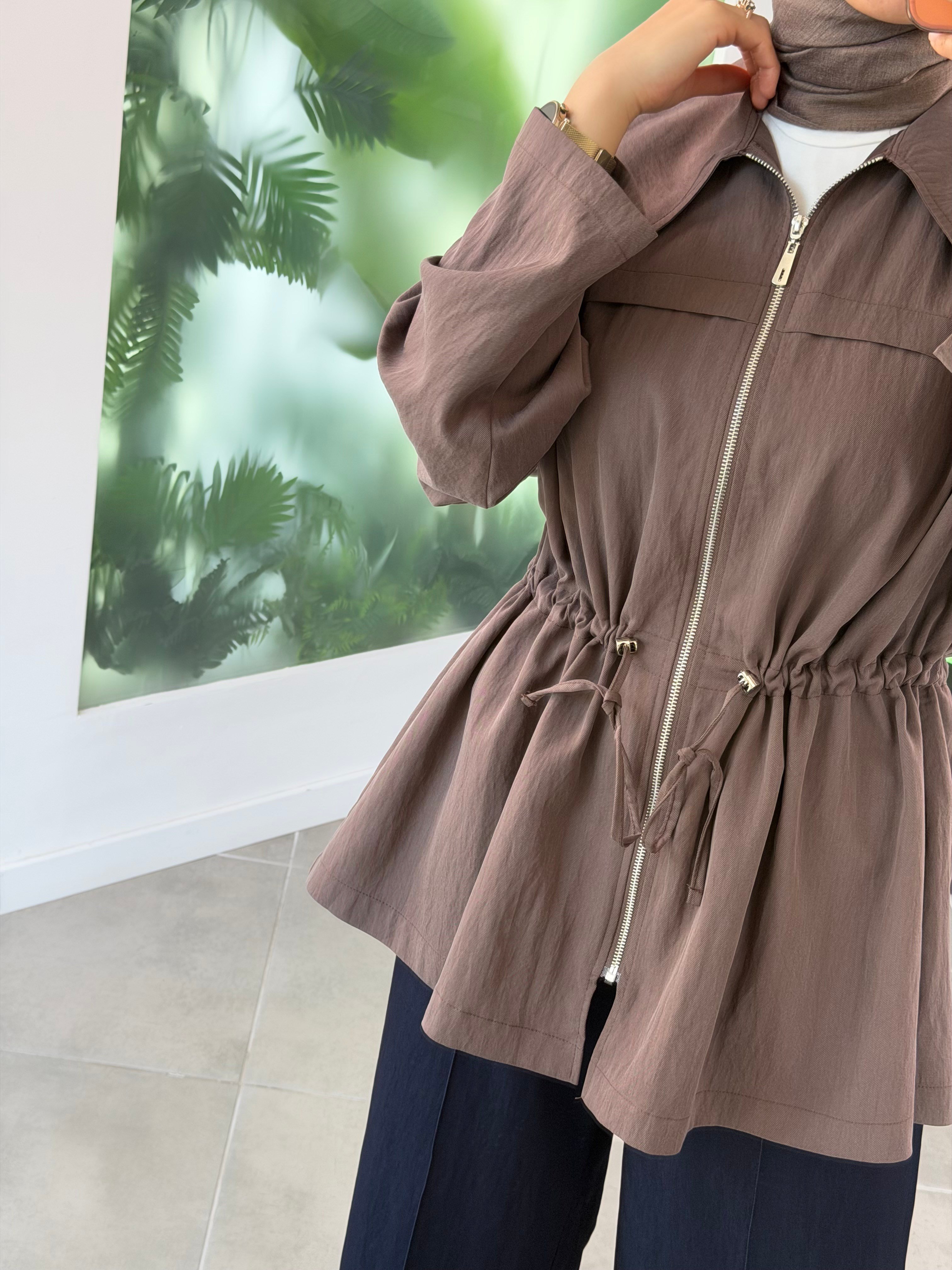 Beli Tünelli Oversize Ceket