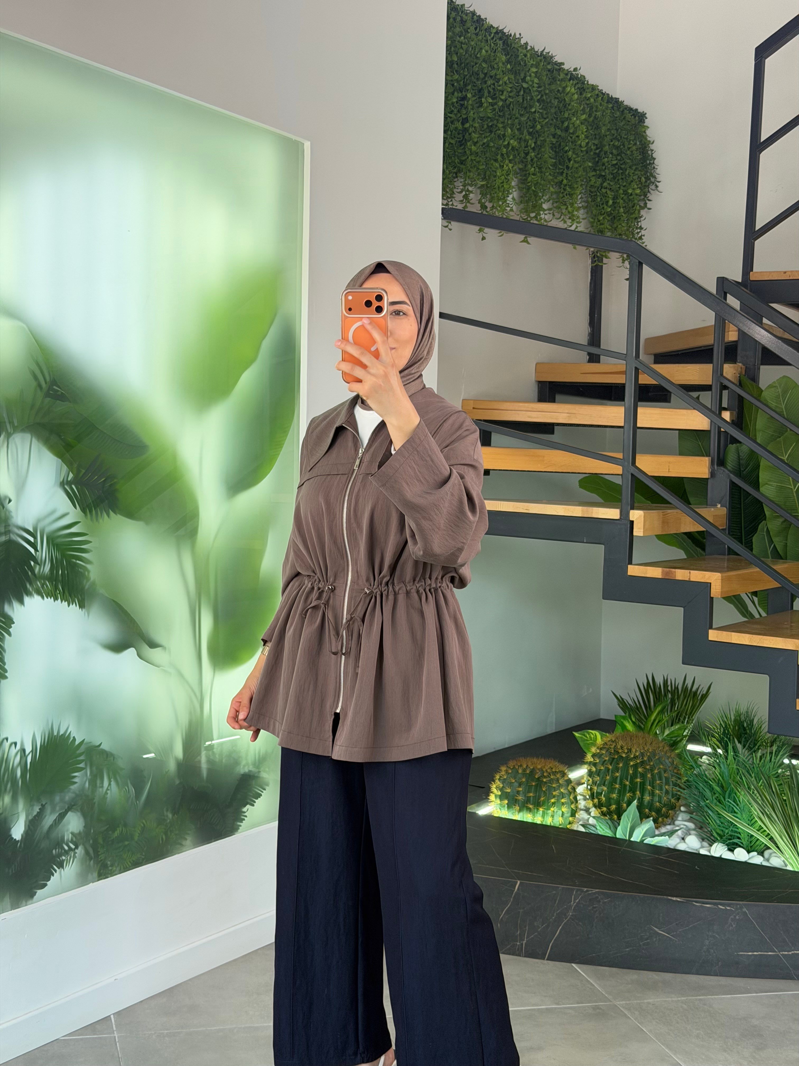 Beli Tünelli Oversize Ceket