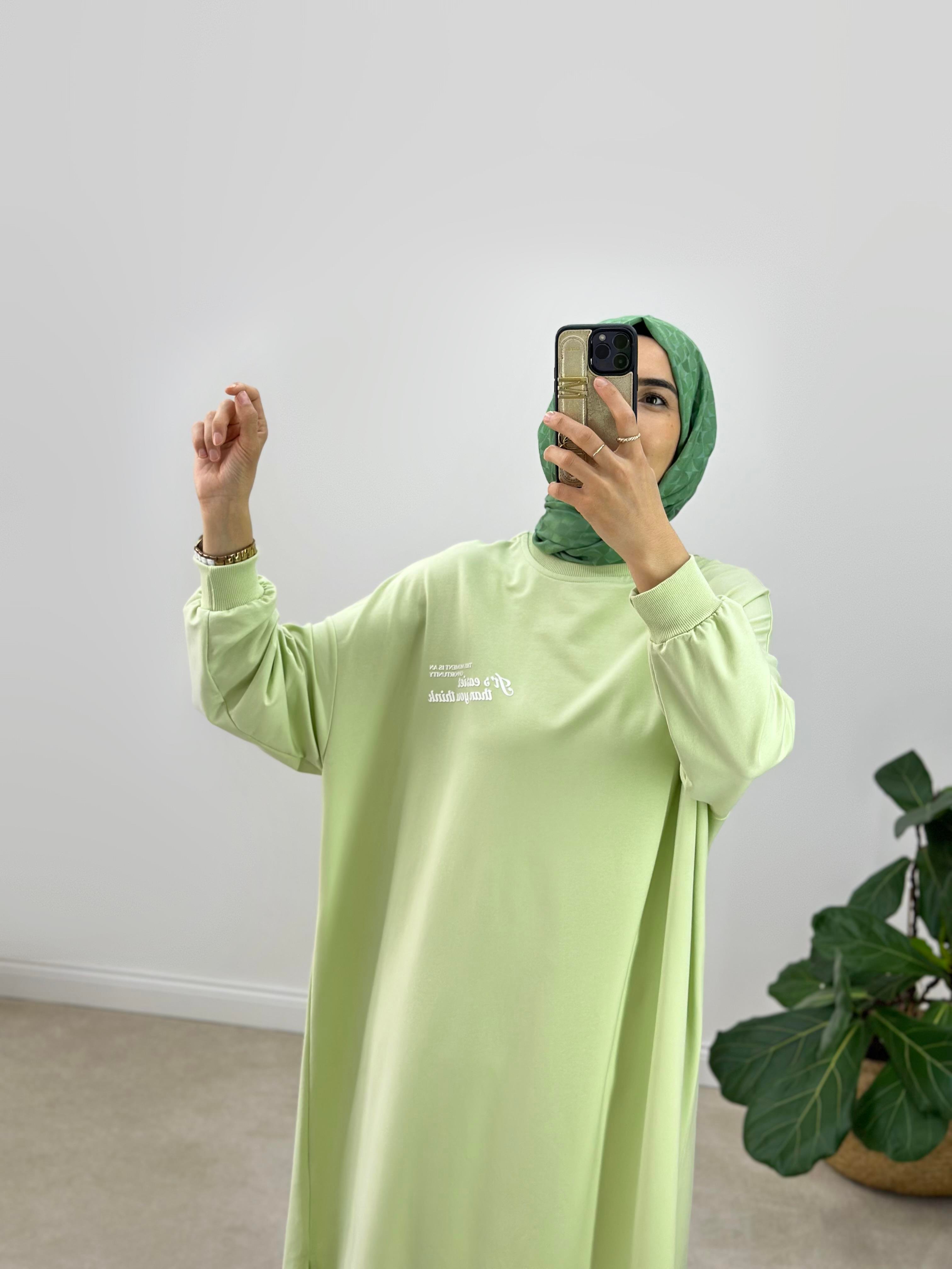 İkoll Oversize Pamuklu Sweatshirt