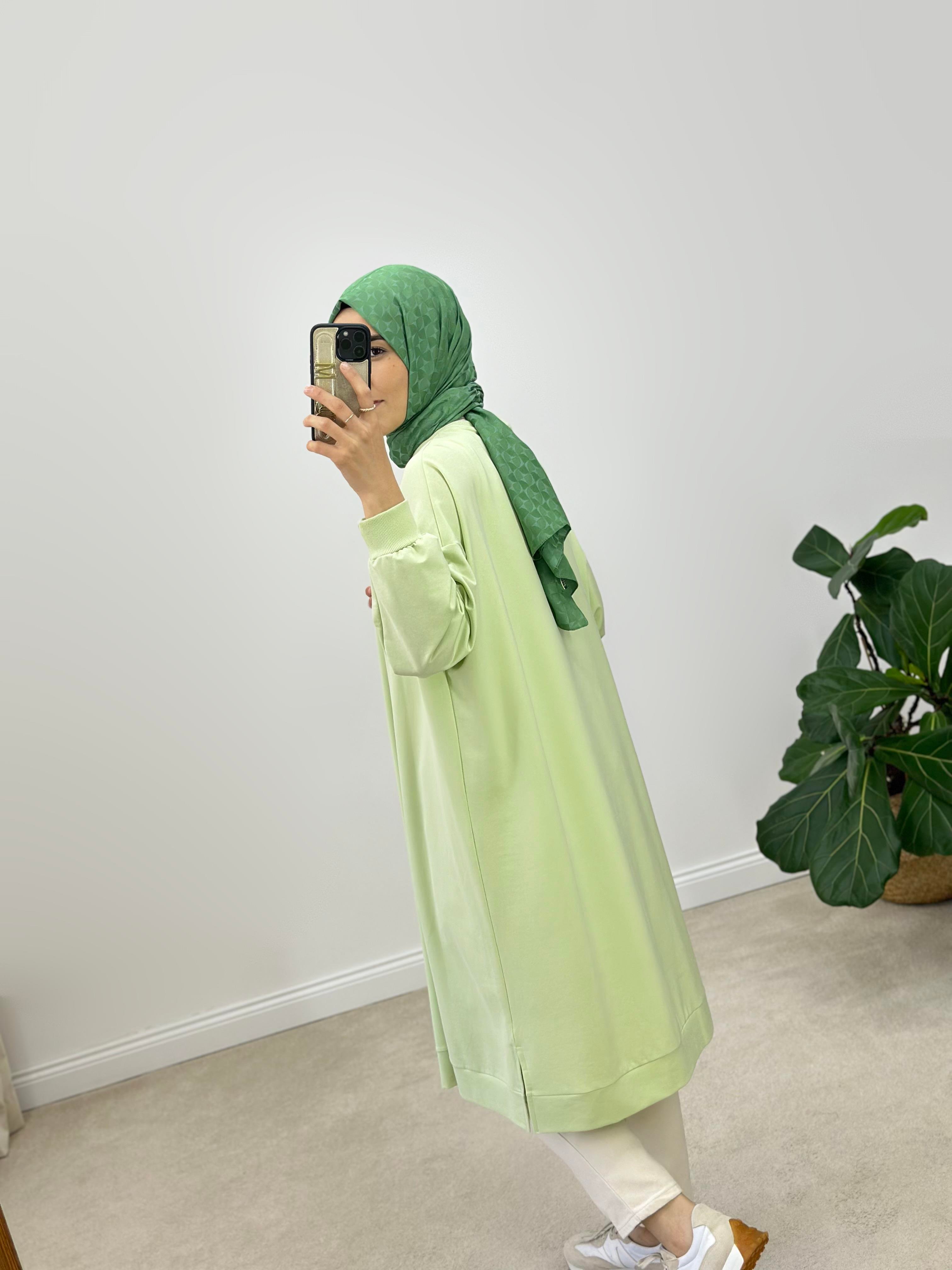 İkoll Oversize Pamuklu Sweatshirt