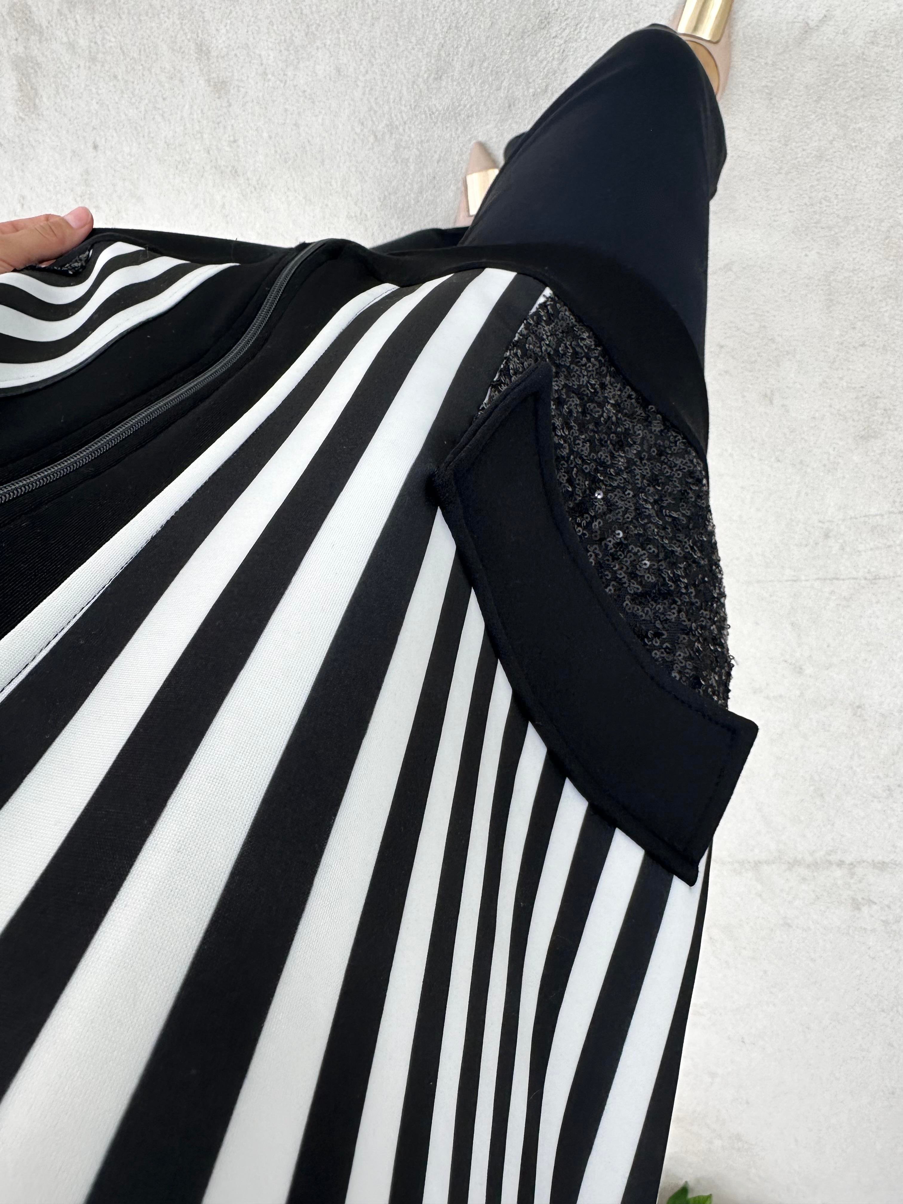 Payet Detaylı Scuba Ceket