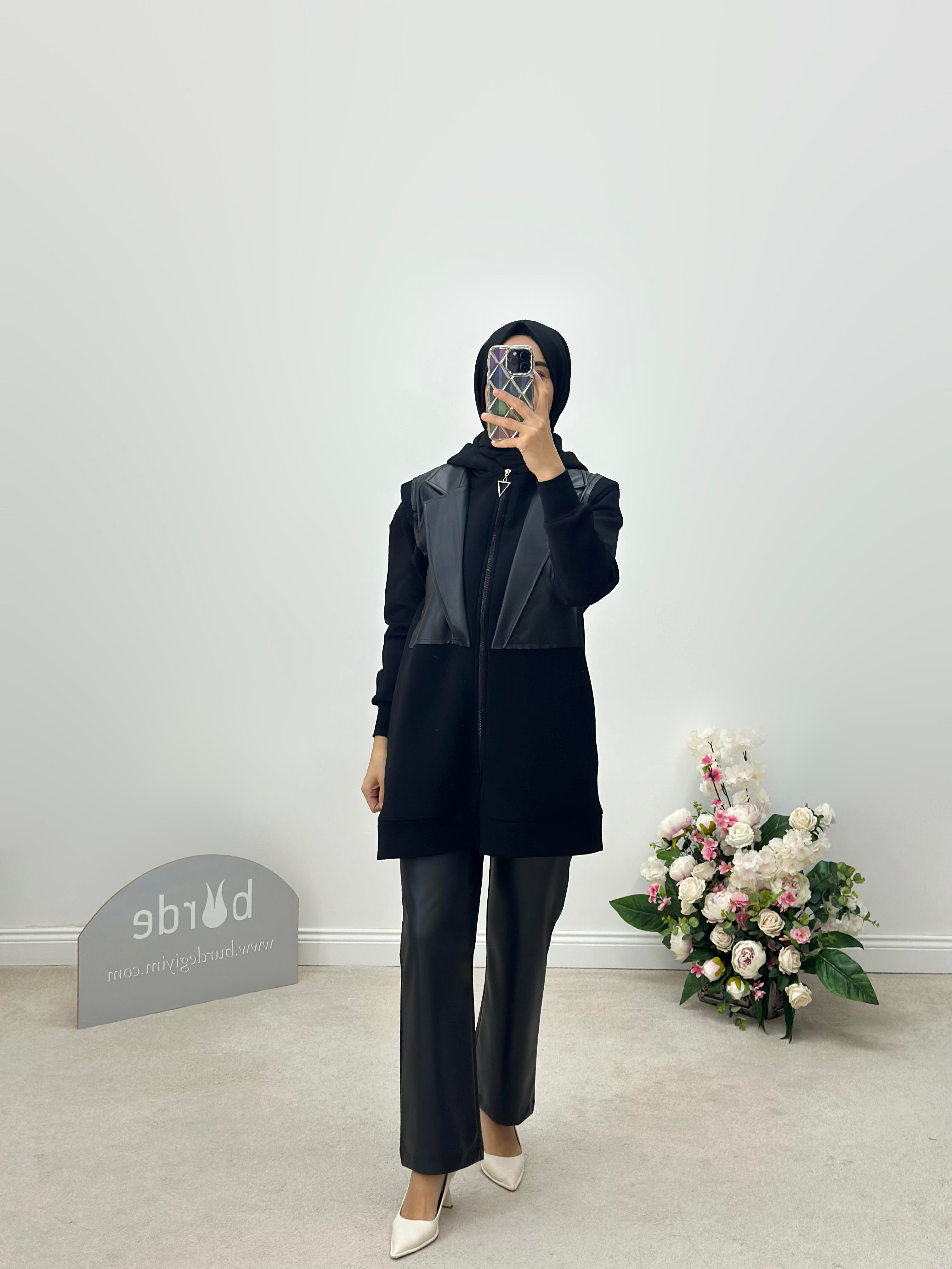 Rahat Paça Deri Pantolon