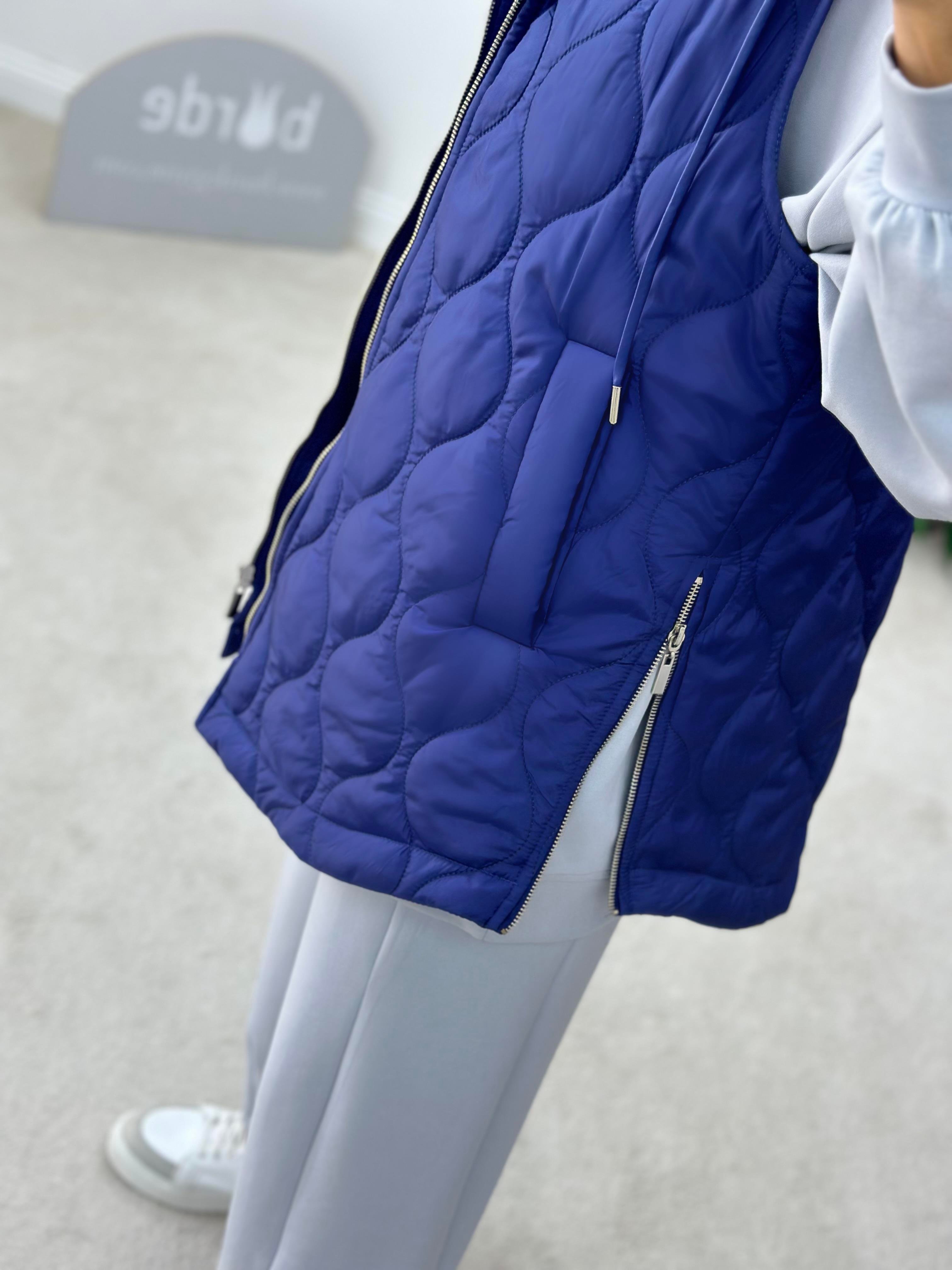 Yandan Fermuarlı Oversize Şişme Yelek 