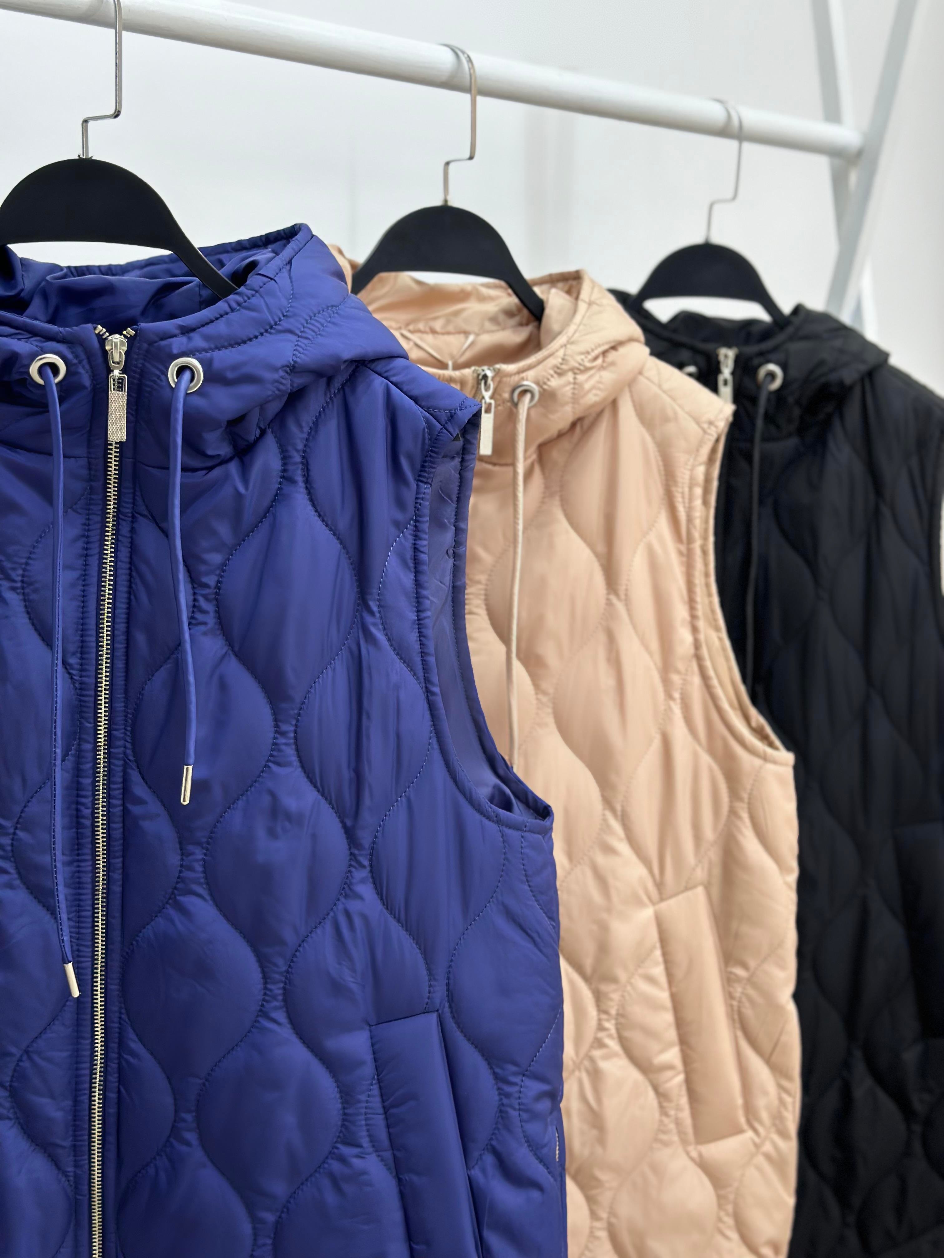 Yandan Fermuarlı Oversize Şişme Yelek 