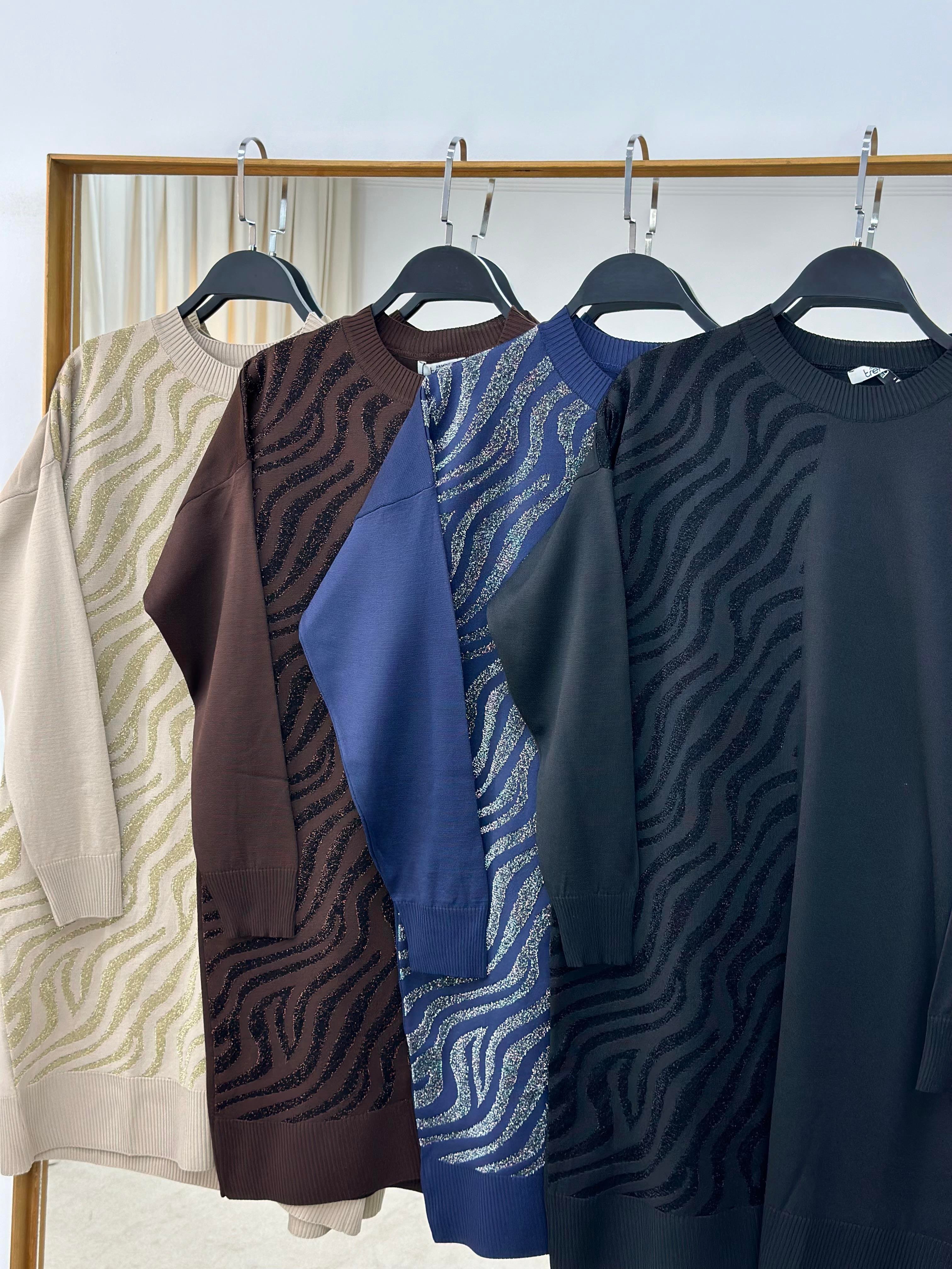 Zebra Desen Simli Tunik