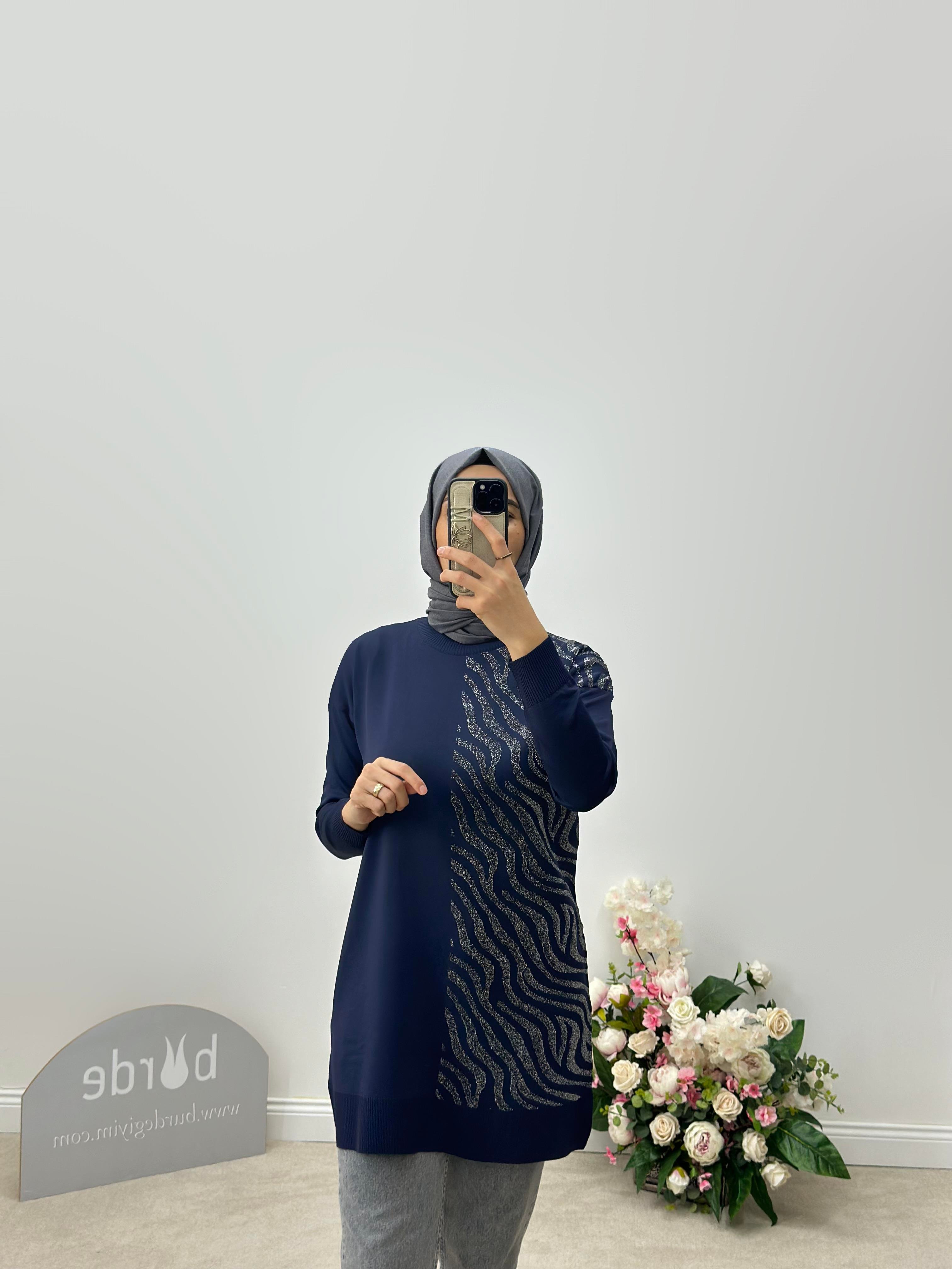 Zebra Desen Simli Tunik