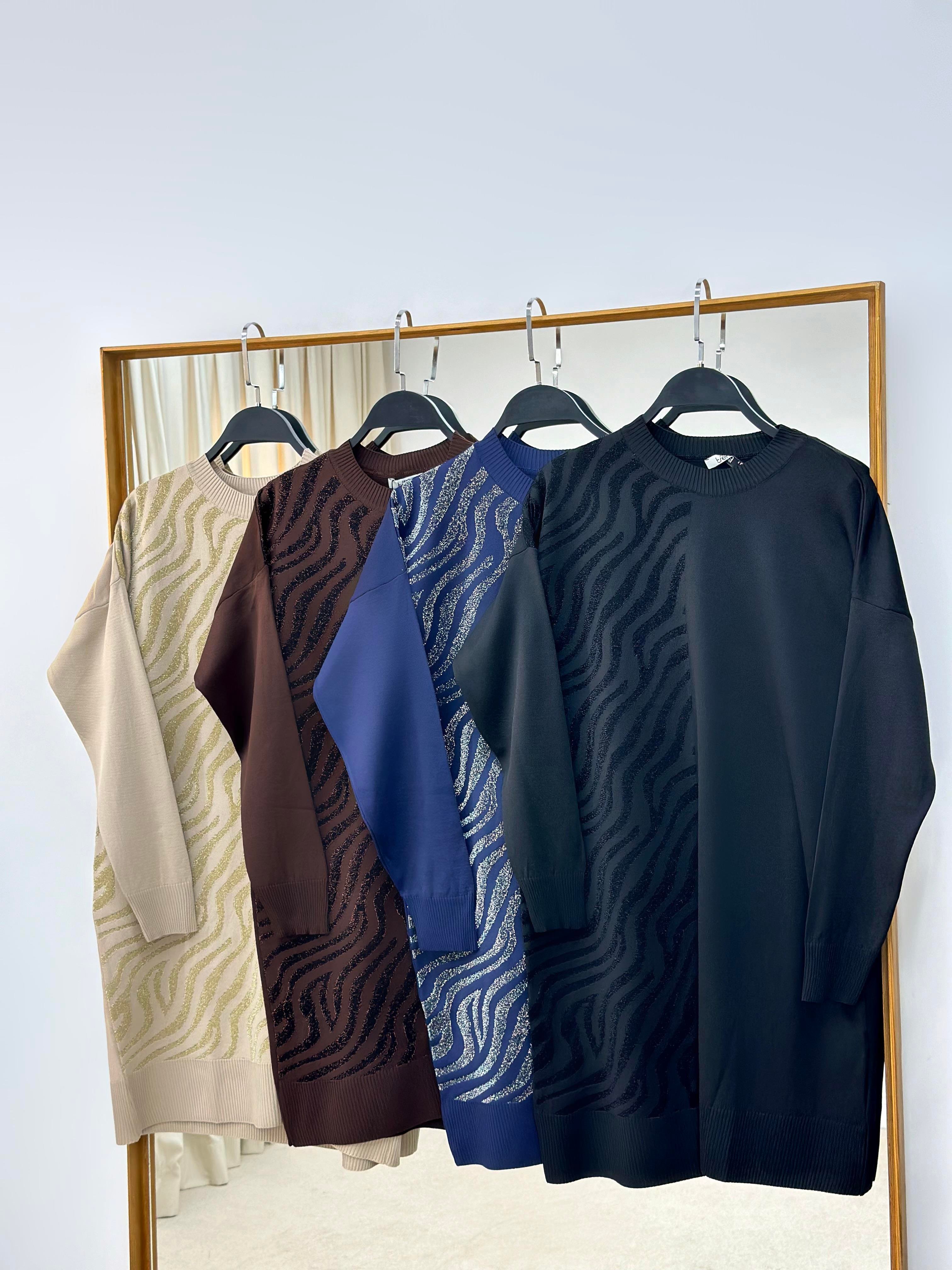Zebra Desen Simli Tunik