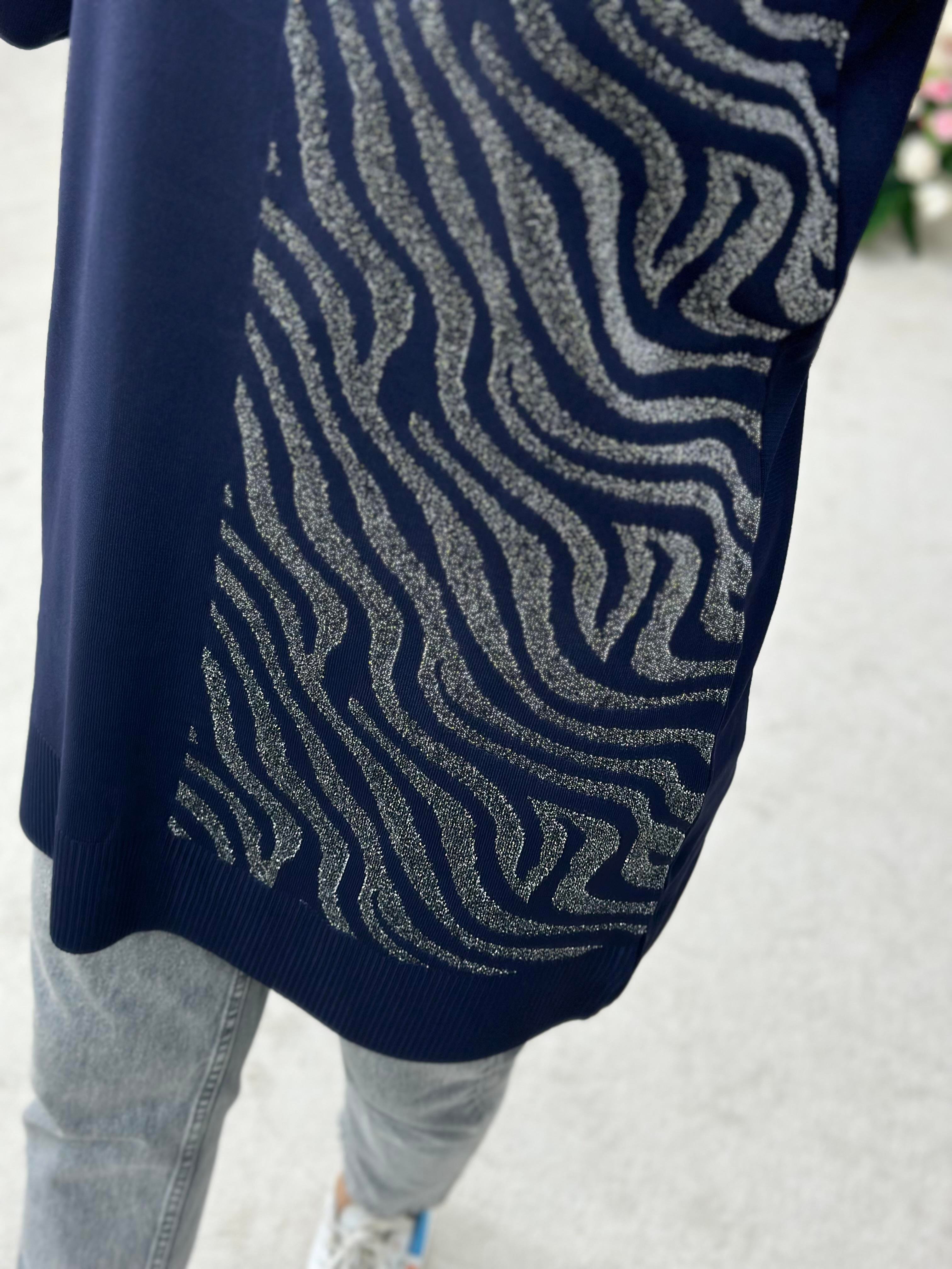 Zebra Desen Simli Tunik