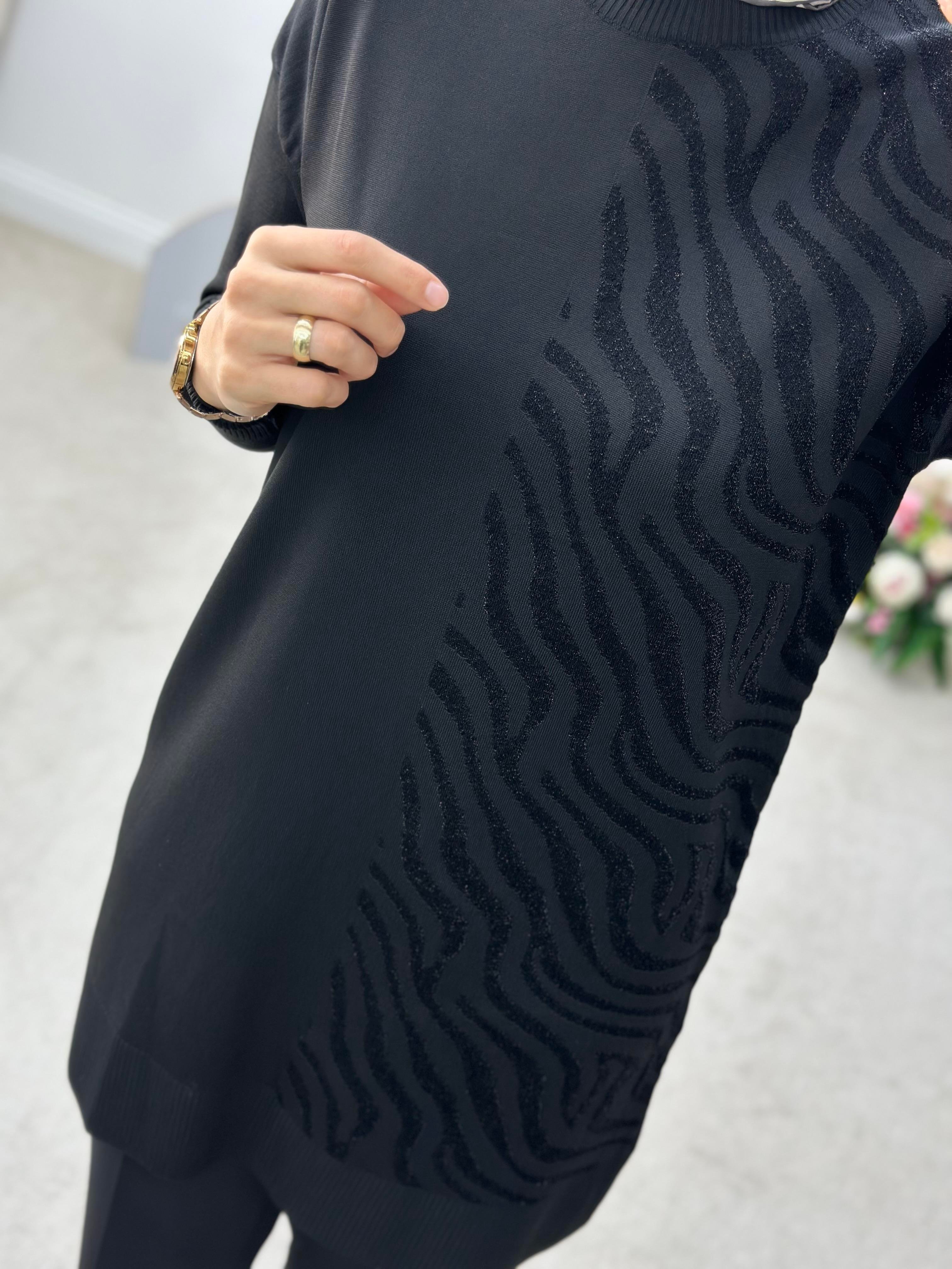 Zebra Desen Simli Tunik