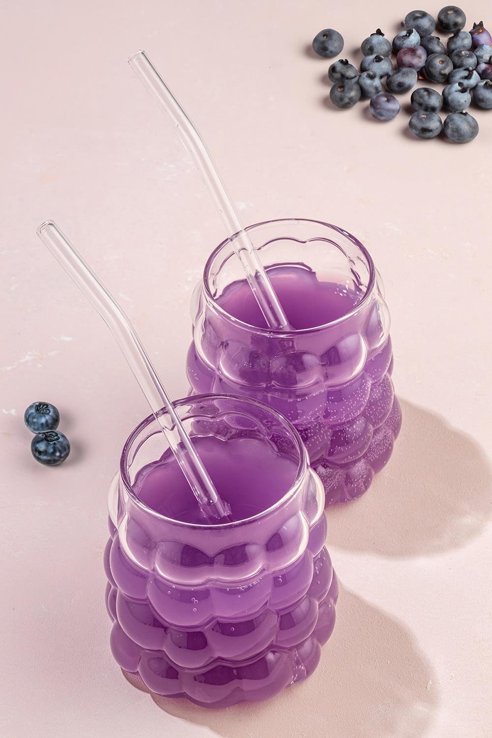 3'lü Set Isıya Dayanıklı Borosilikat Edna Cam Bardak Kahve Sunum Ve Kokteyl Bardağı - Cam Sürahi