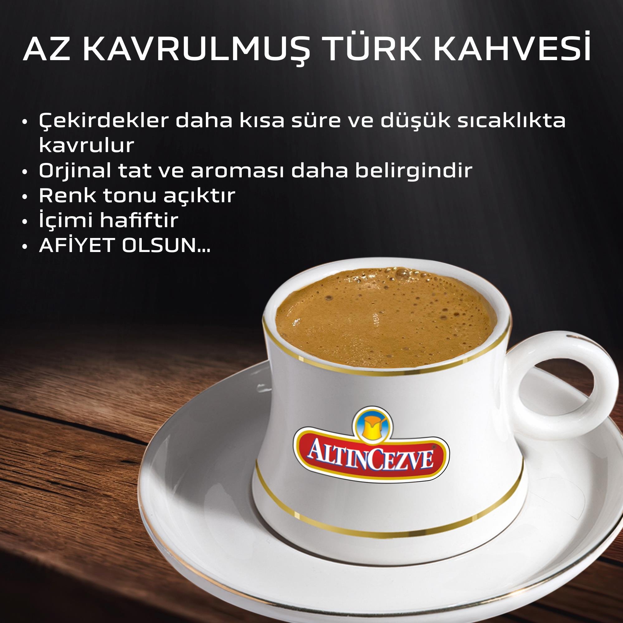 Günlük Taze Çekilmiş Türk Kahvesi
