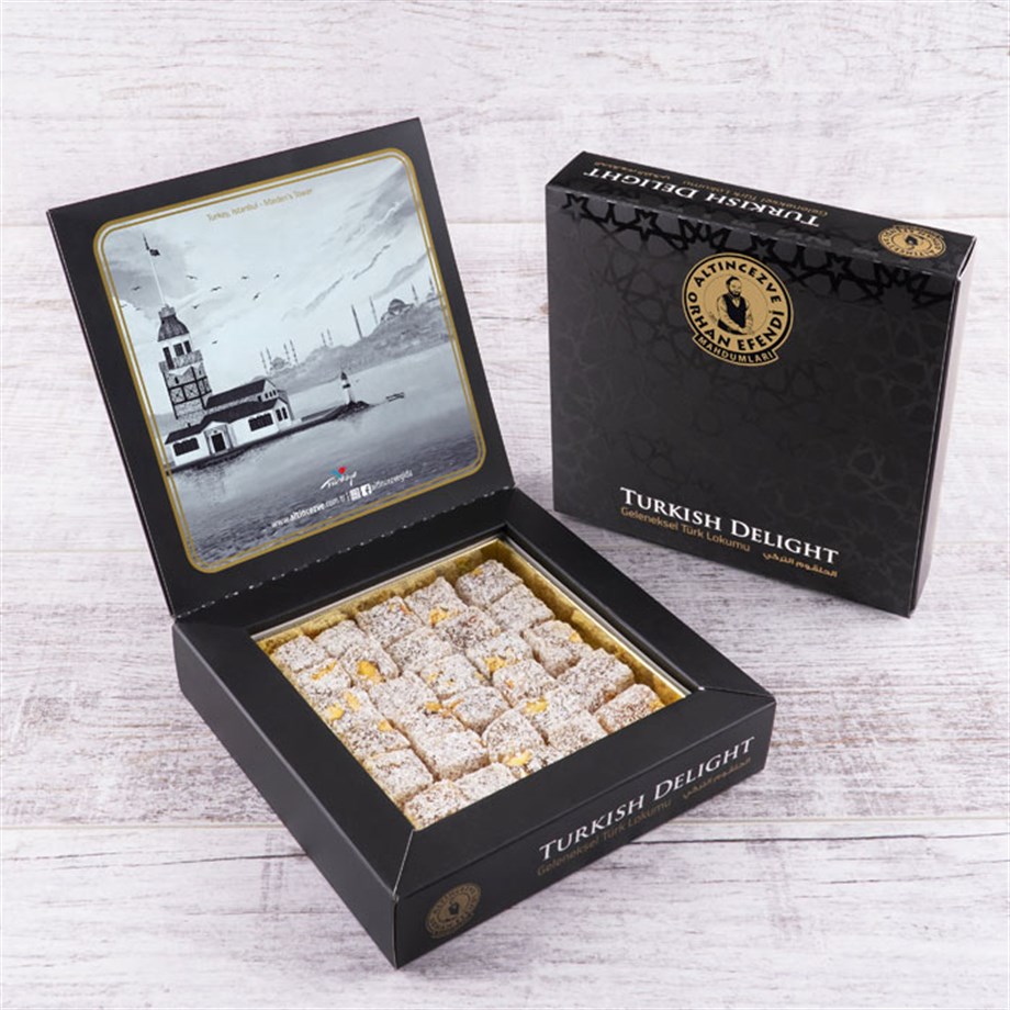Orhan Efendi Çifte Kavrulmuş Antep Fıstıklı Lokum 400 Gr