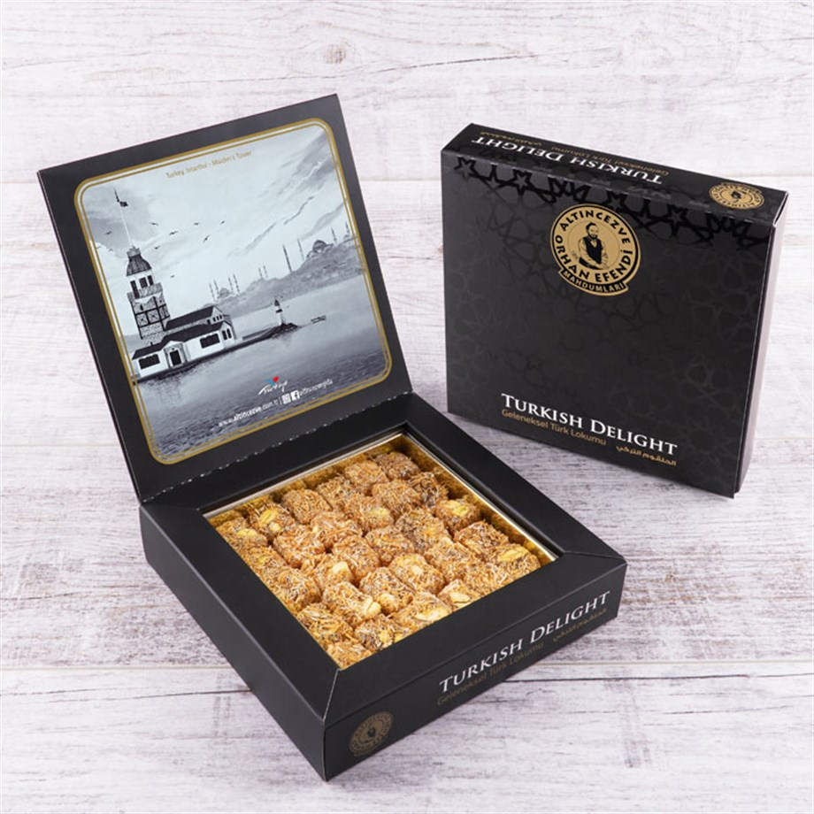 Orhan Efendi Kadayıflı Antep Fıstıklı Lokum 400 Gr