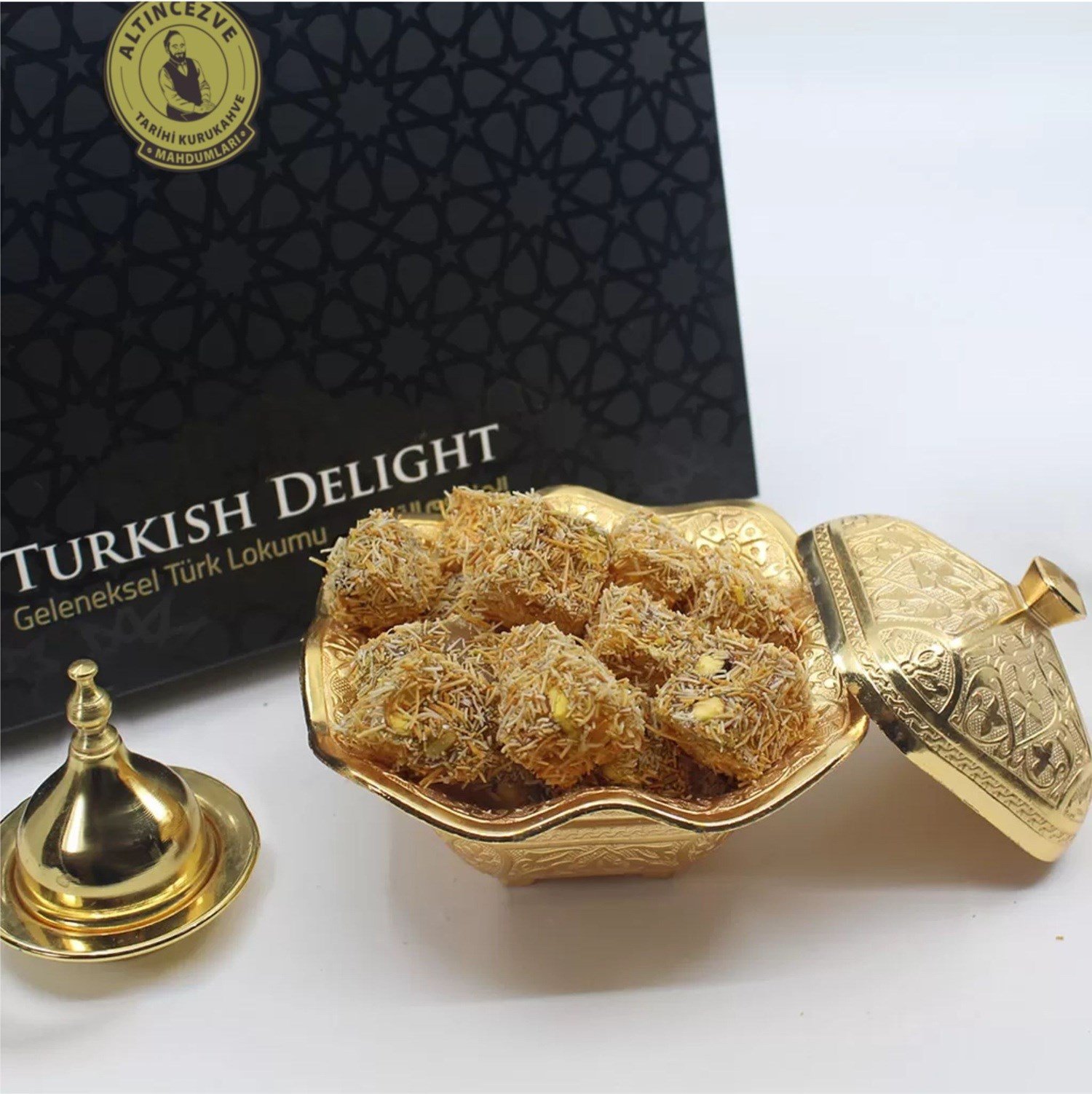 Orhan Efendi Kadayıflı Antep Fıstıklı Lokum 400 Gr