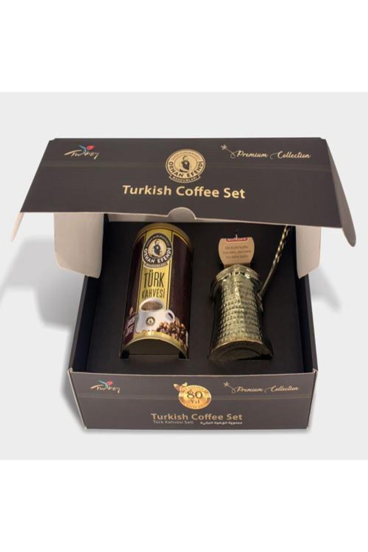 Premium Collection Cezveli Türk Kahvesi Seti