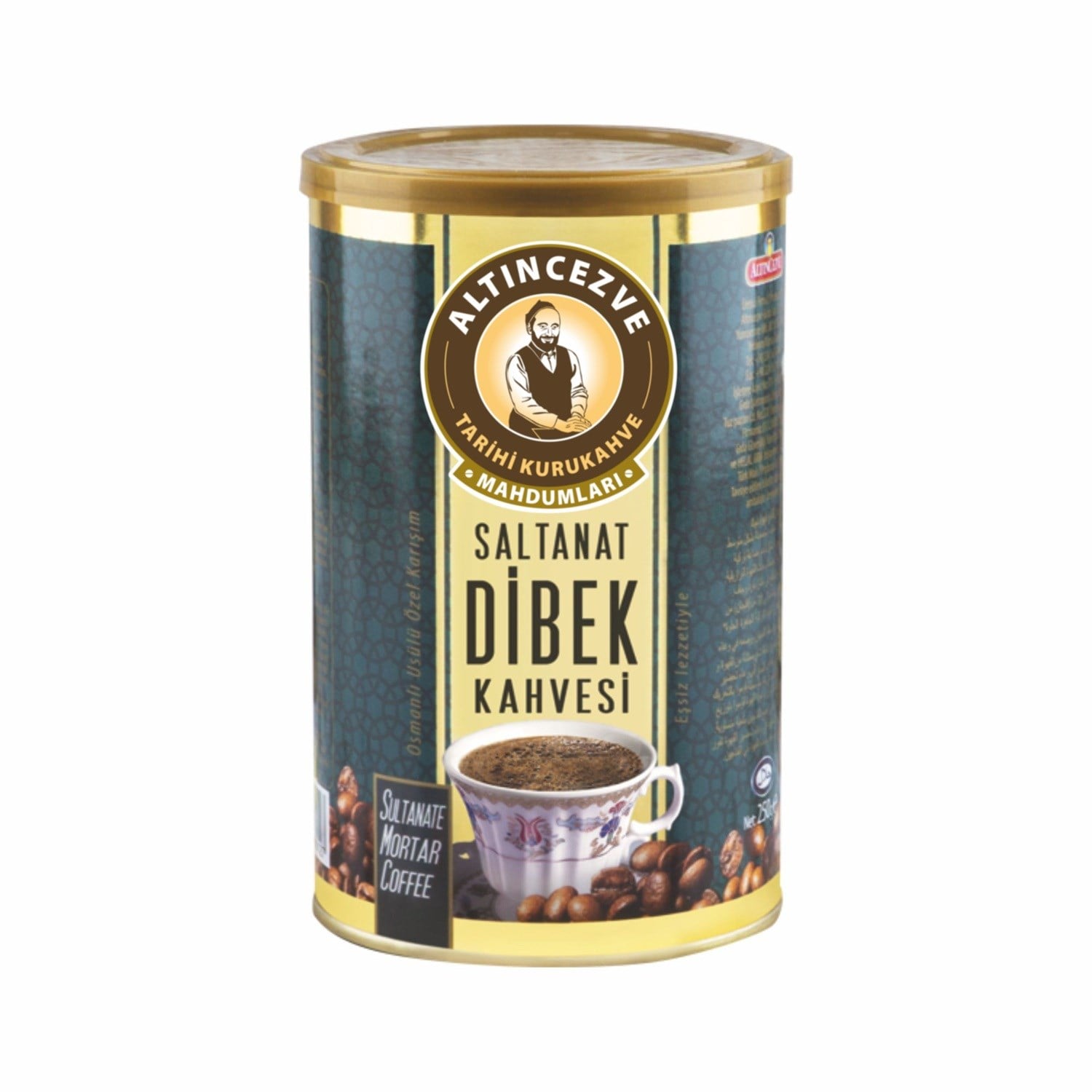 Saltanat Dibek Kahvesi 250 Gr Teneke