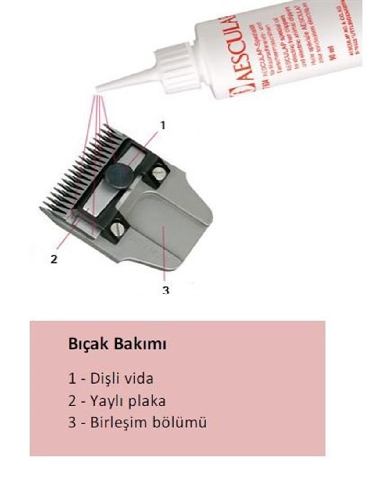 AESCULAP Tıraş Makinası Bıçağı. 5 mm
