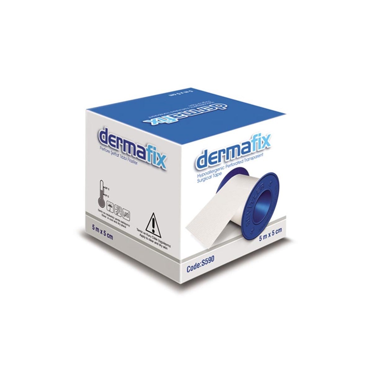 Flaster Şeffaf 5 cm* 5 mt Dermafix Plus