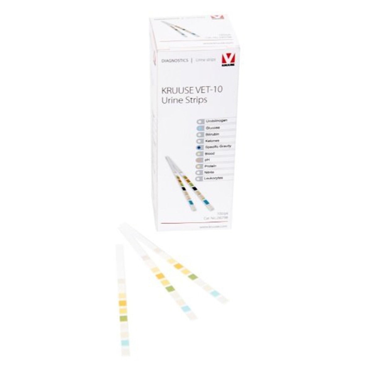 KRUUSE VET-10 İdrar Stribi. 100/pk