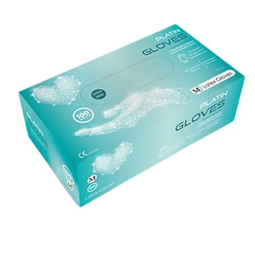 Lateks Muayene Eldiveni Pudrasız (Platin) S 100 Ad.