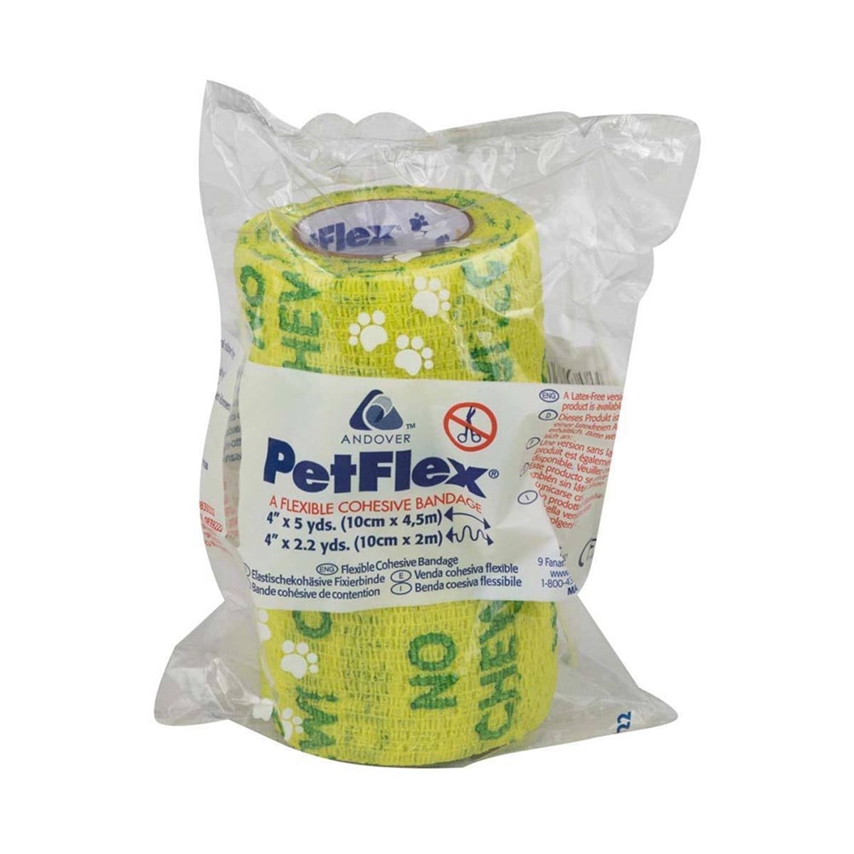 PET-FLEX Bandaj. No Chew. Çiğnenmez. 10 cm x 4.5 metre