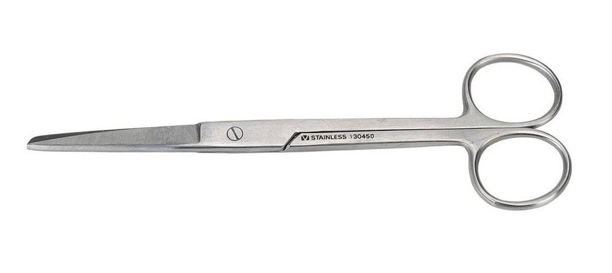 Veteriner Makas. 16 cm. K/S. Düz. Avrupa Kalite