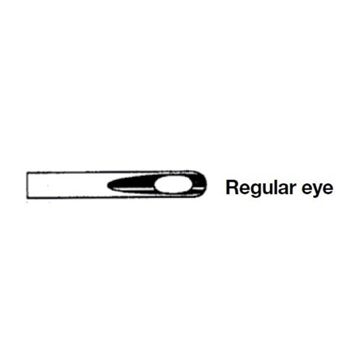 Veteriner Sütür İğnesi. Regular Eye. 1/2. Keskin. 49 mm. 10/pk