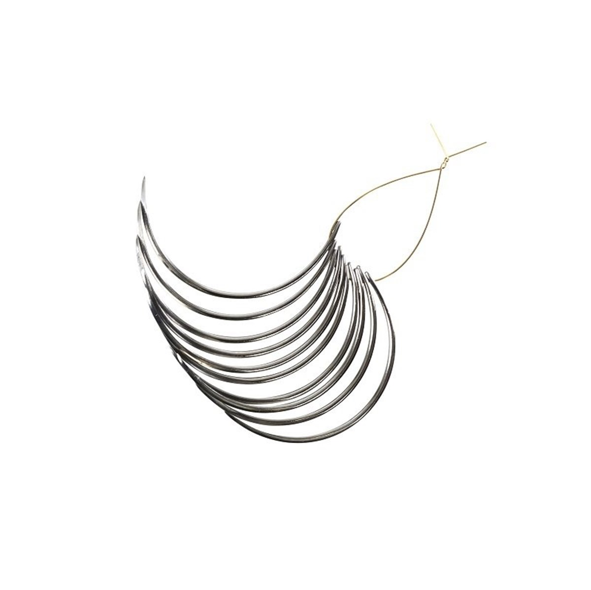 Veteriner Sütür İğnesi. Regular Eye. 1/2. Keskin. 41 mm. 10/pk