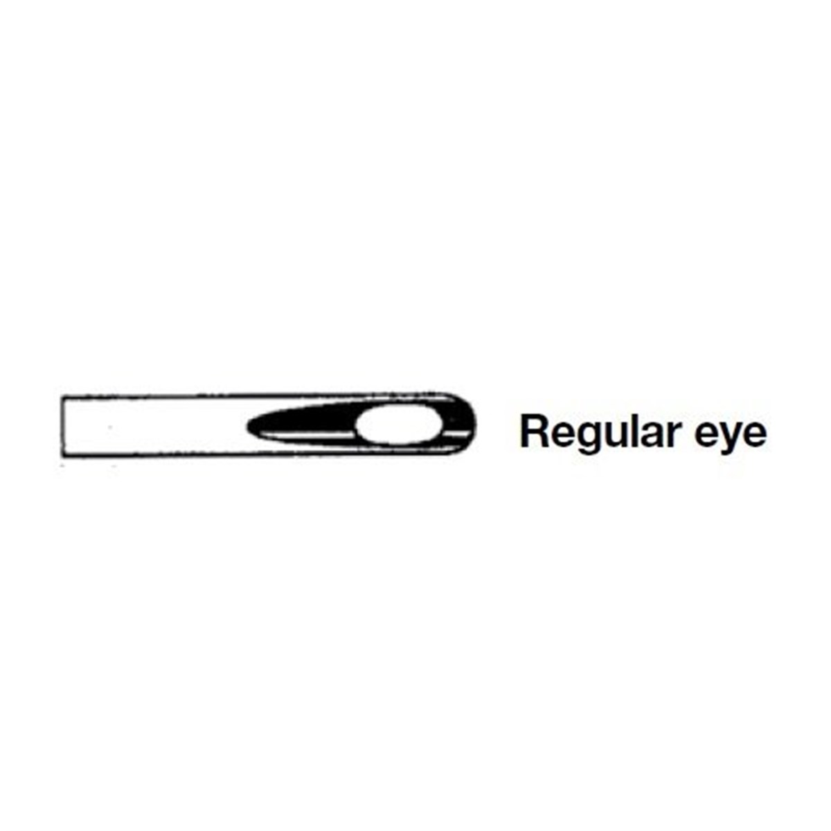 Veteriner Sütür İğnesi. Regular Eye. 3/8. Keskin. 61 mm. 10/pk