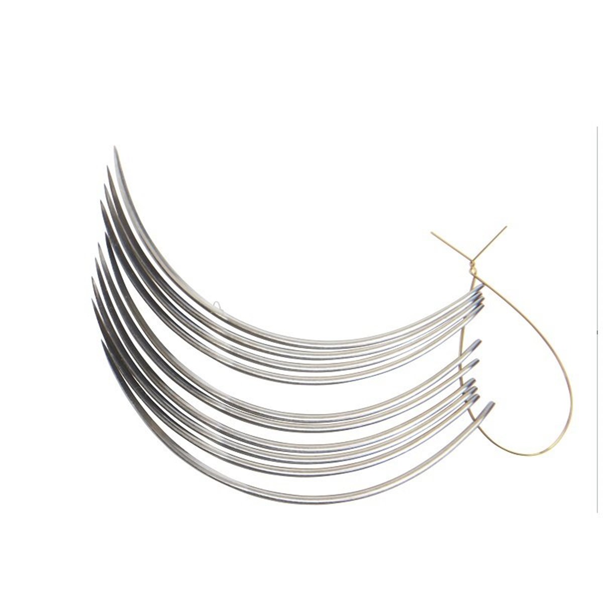 Veteriner Sütür İğnesi. Regular Eye. 3/8. Keskin. 65 mm. 10/pk