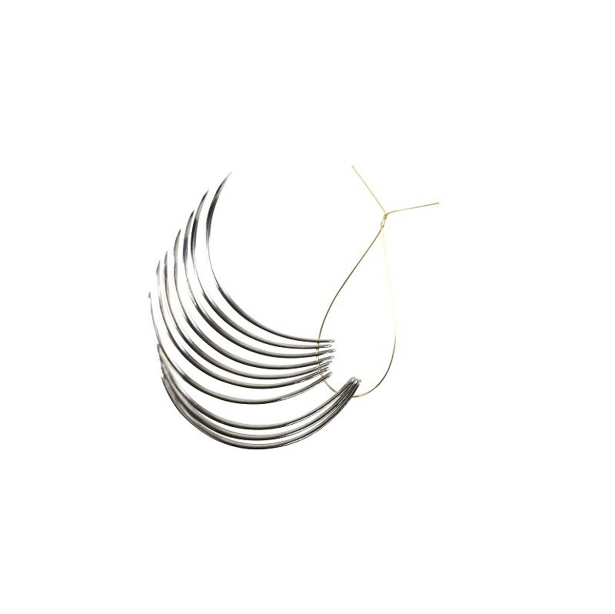 Veteriner Sütür İğnesi. Regular Eye. 3/8. Keskin. 29 mm. 10/pk