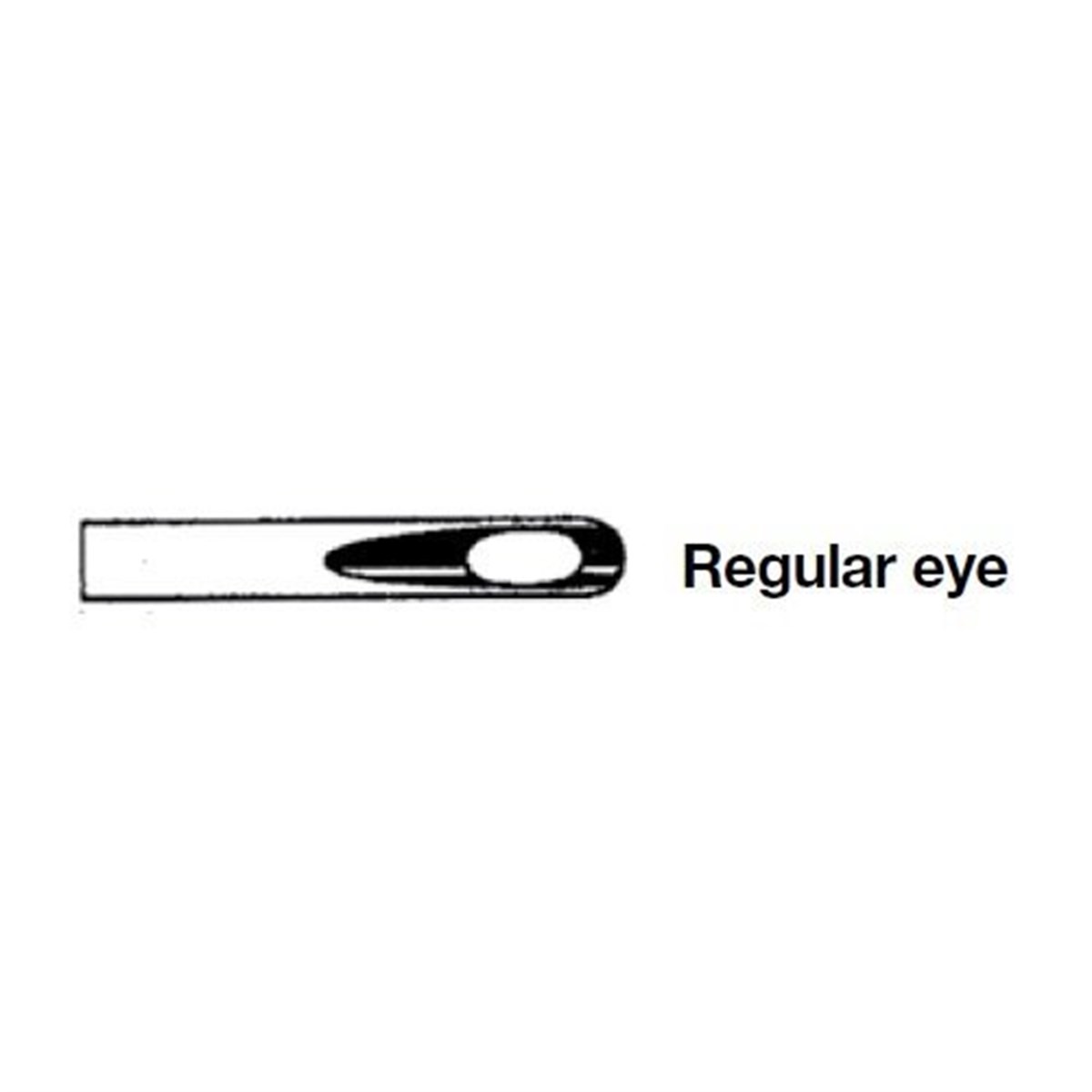 Veteriner Sütür İğnesi. Regular Eye. Düz. Keskin. 60 mm. 10/pk