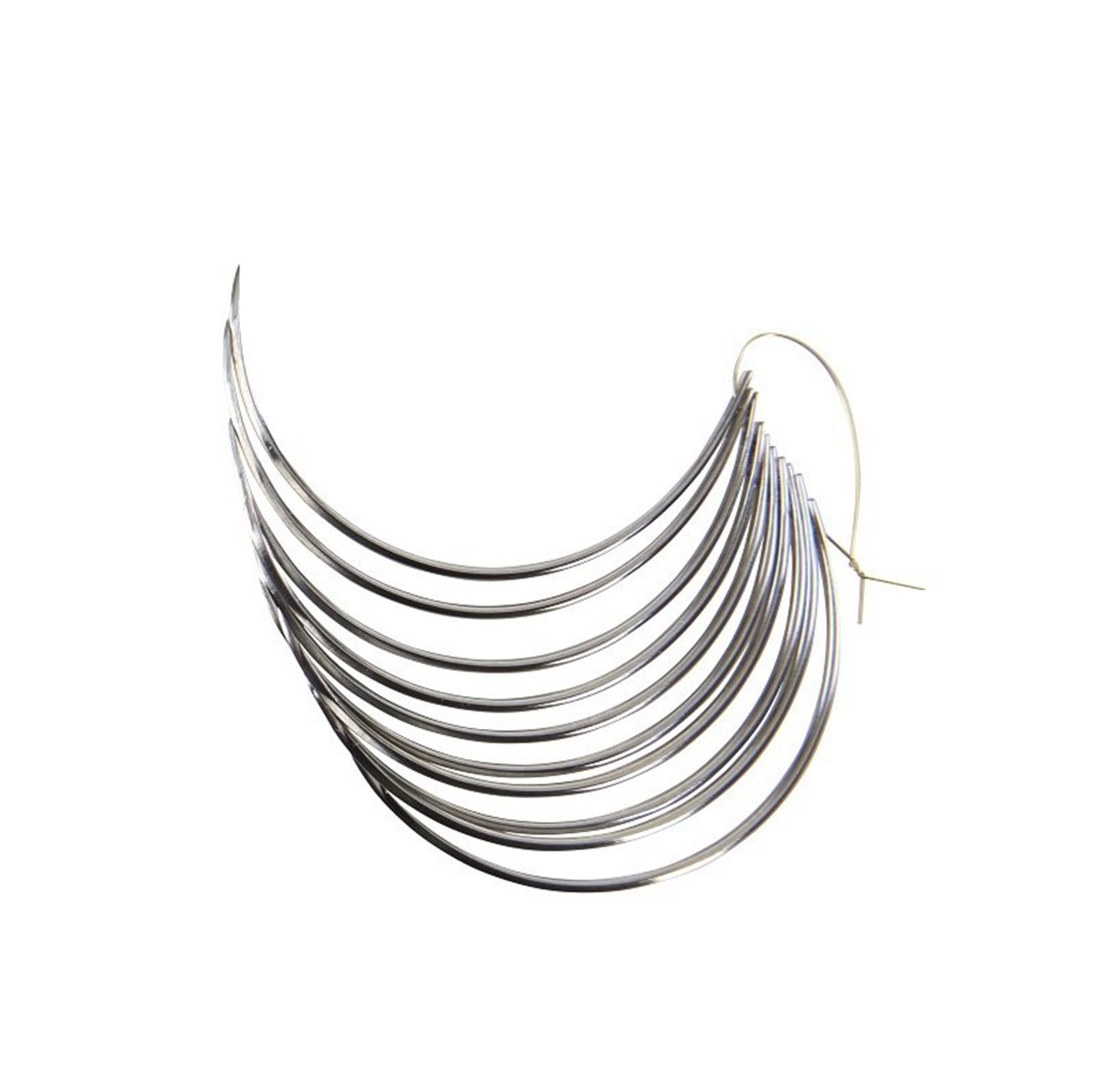 Veteriner Sütür İğnesi. Spring Eye. 1/2. Keskin. 69 mm. 10/pk