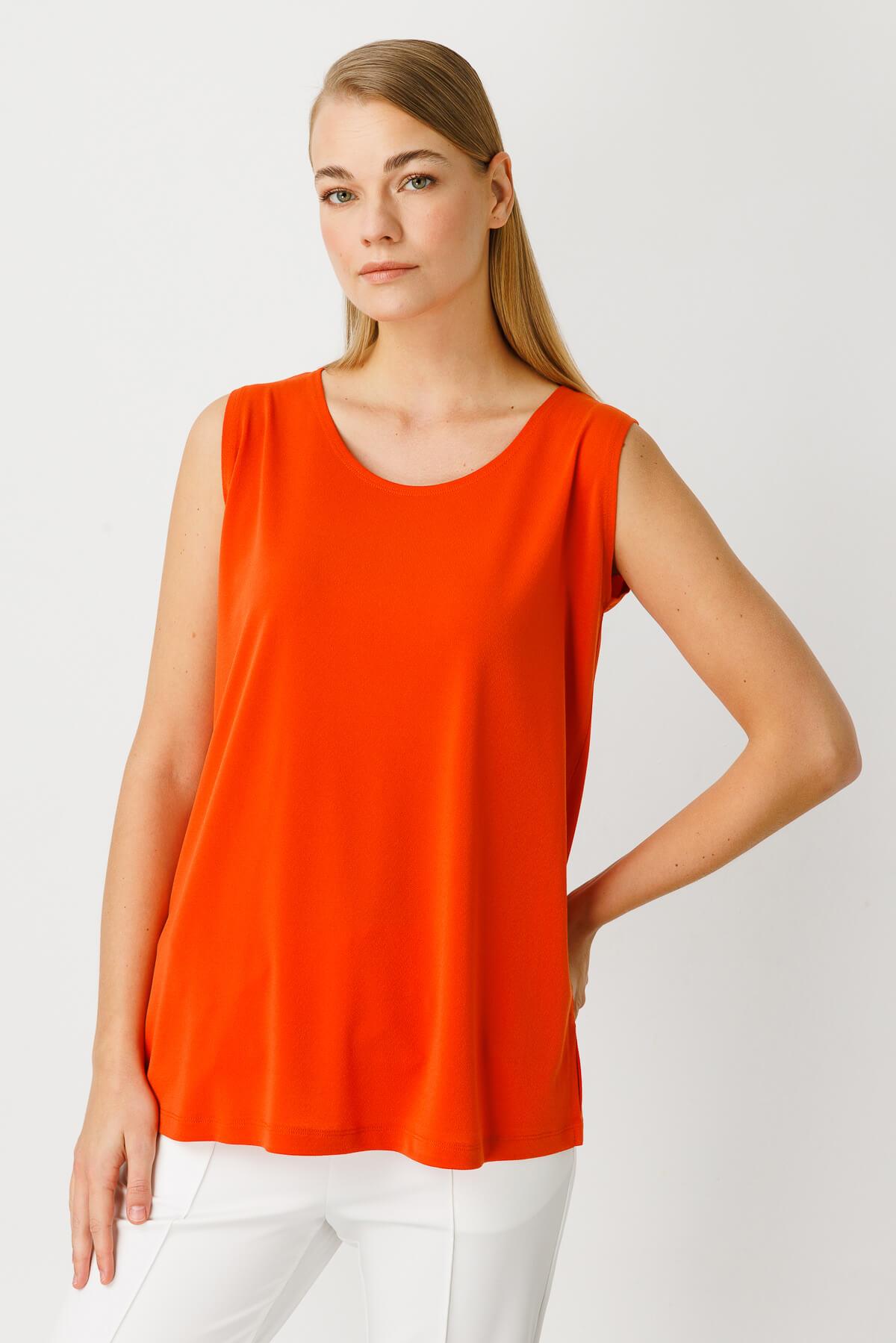 Mutlu Ertan Kadın Basic Atlet Turuncu 3987