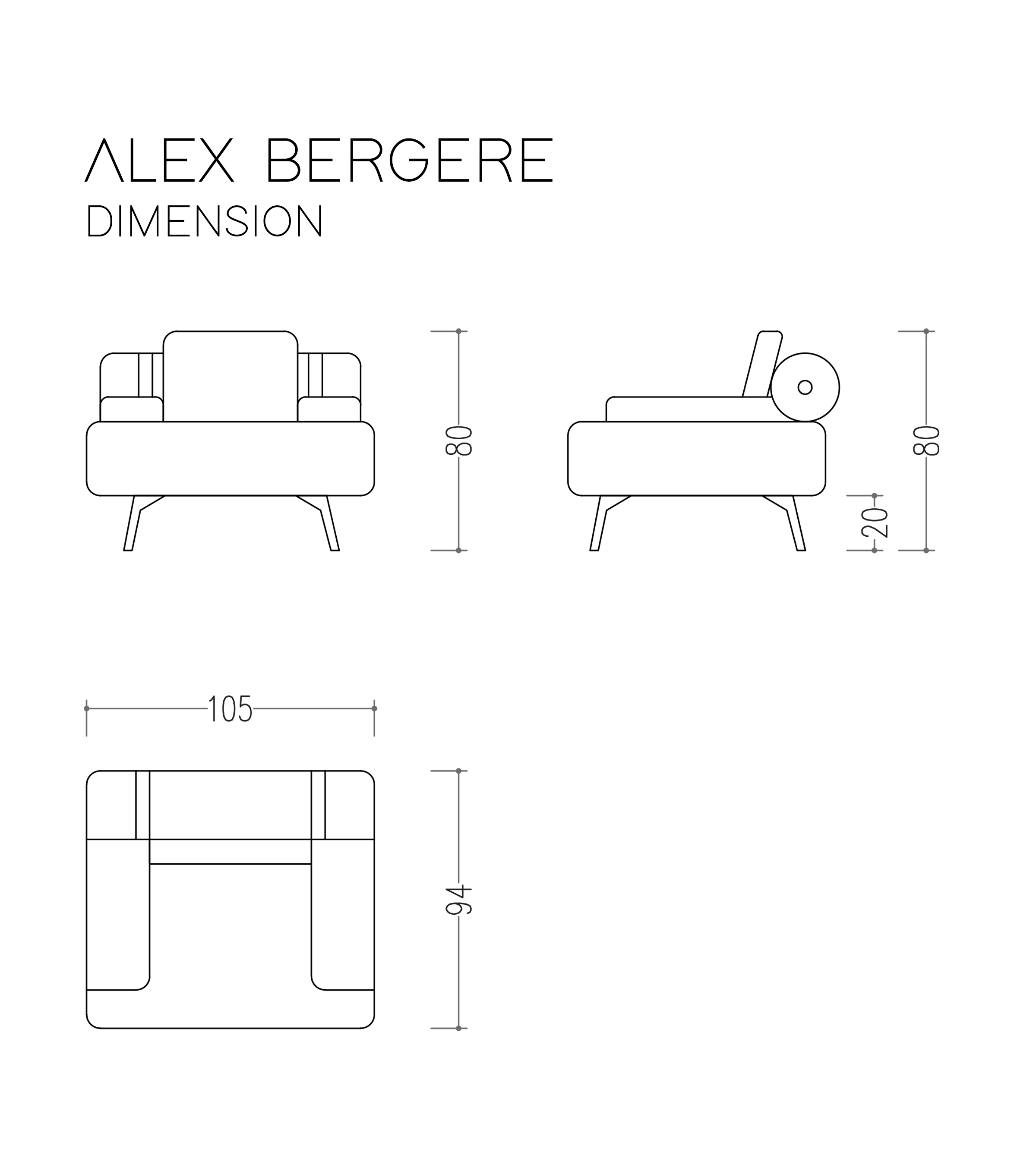 Alex Kapitone Berjer Deri Yeşil