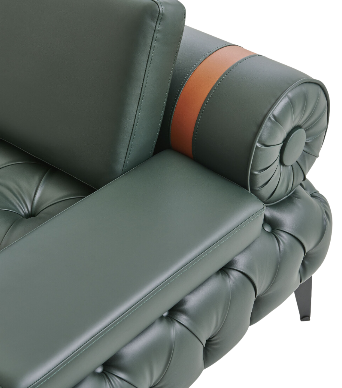 Alex Kapitone Berjer Deri Yeşil