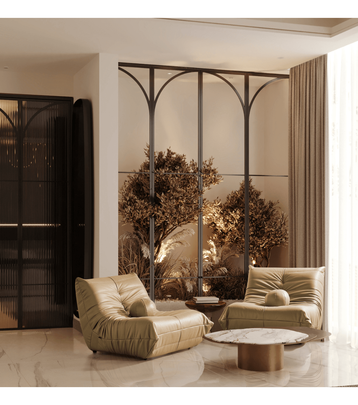 Barney Comfort Fireside Berjer Deri Kahverengi 23
