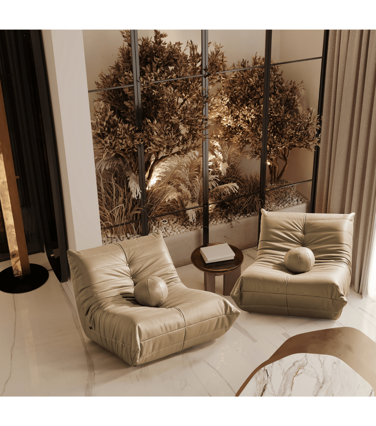 Barney Comfort Fireside Berjer Deri Kahverengi 23