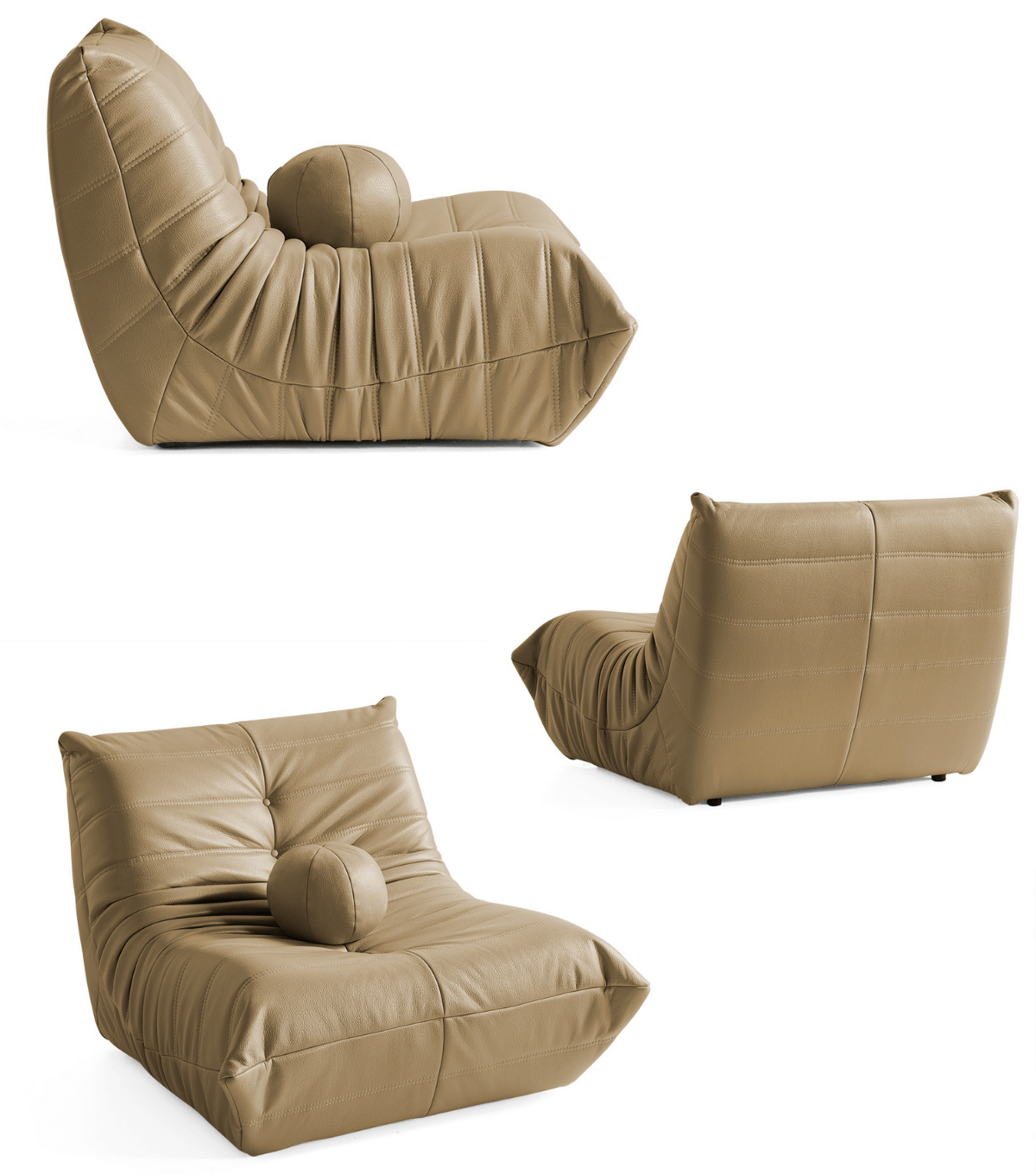 Barney Comfort Fireside Berjer Deri Kahverengi 23