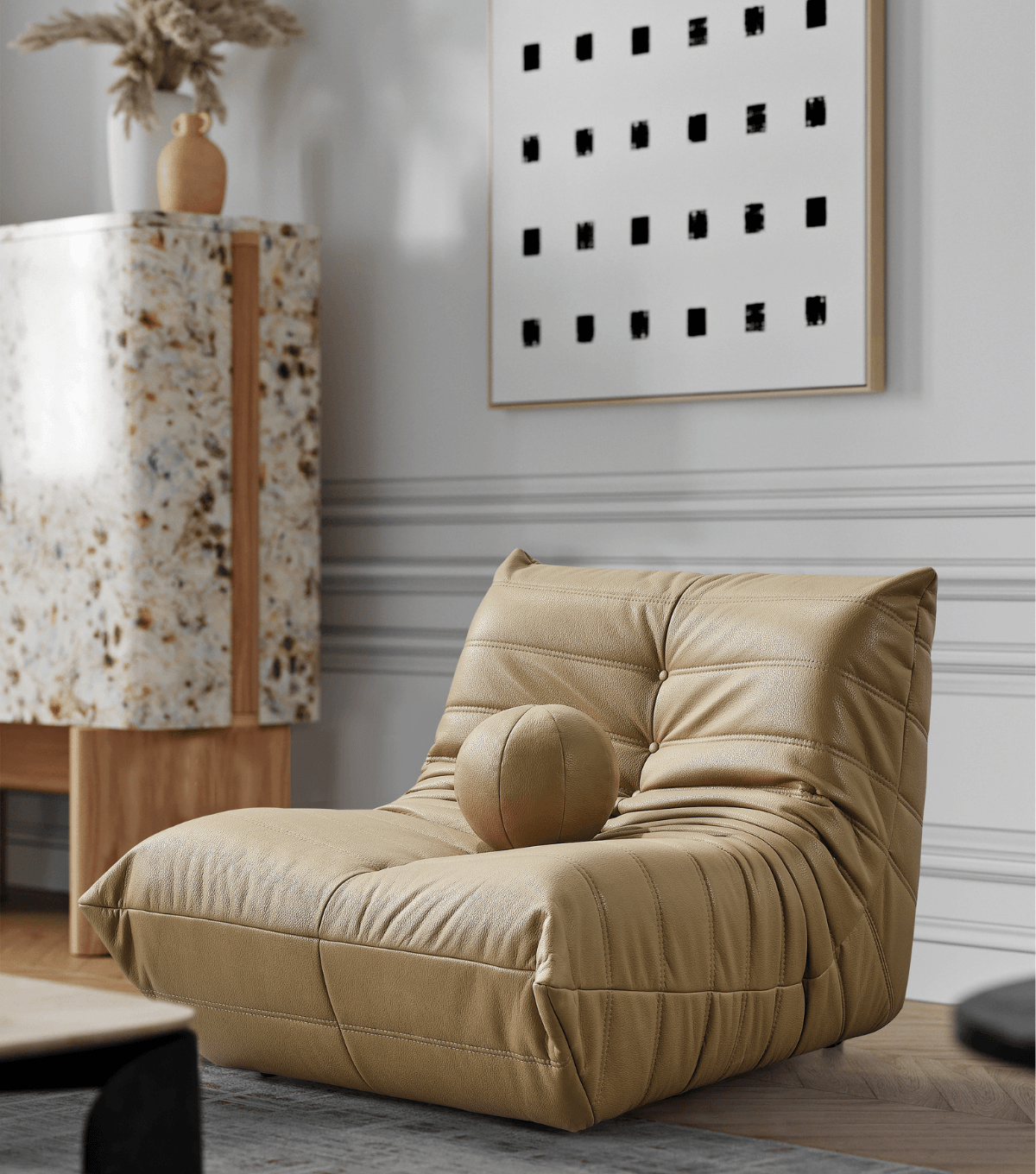 Barney Comfort Fireside Berjer Deri Kahverengi 23