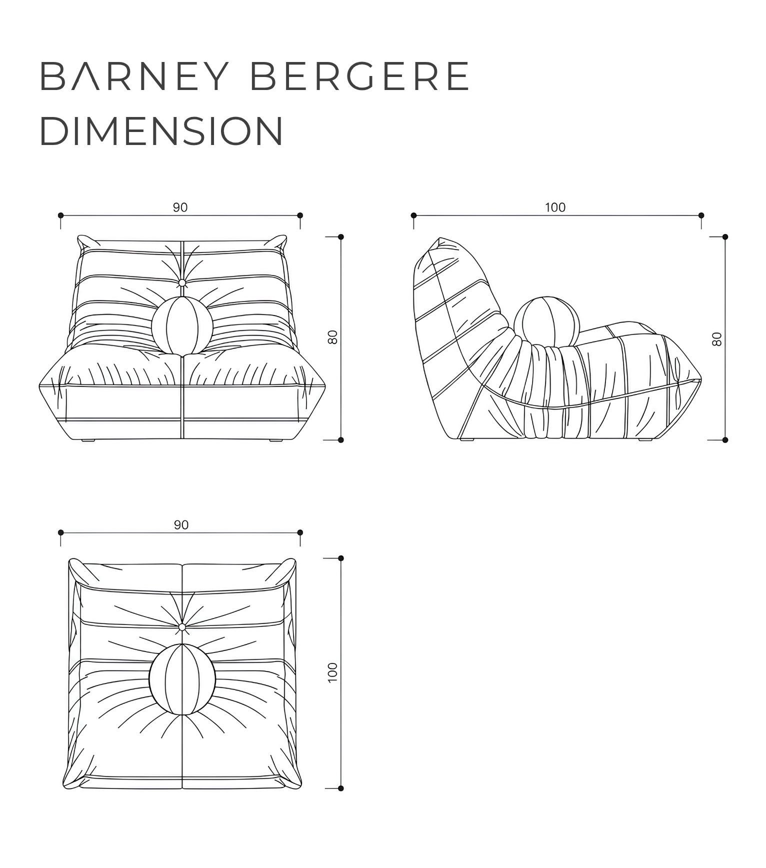 Barney Comfort Fireside Berjer Teddy Bej