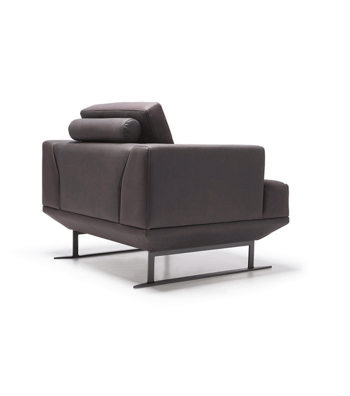 Bavaria Metal Ayak Deri Siyah Berjer