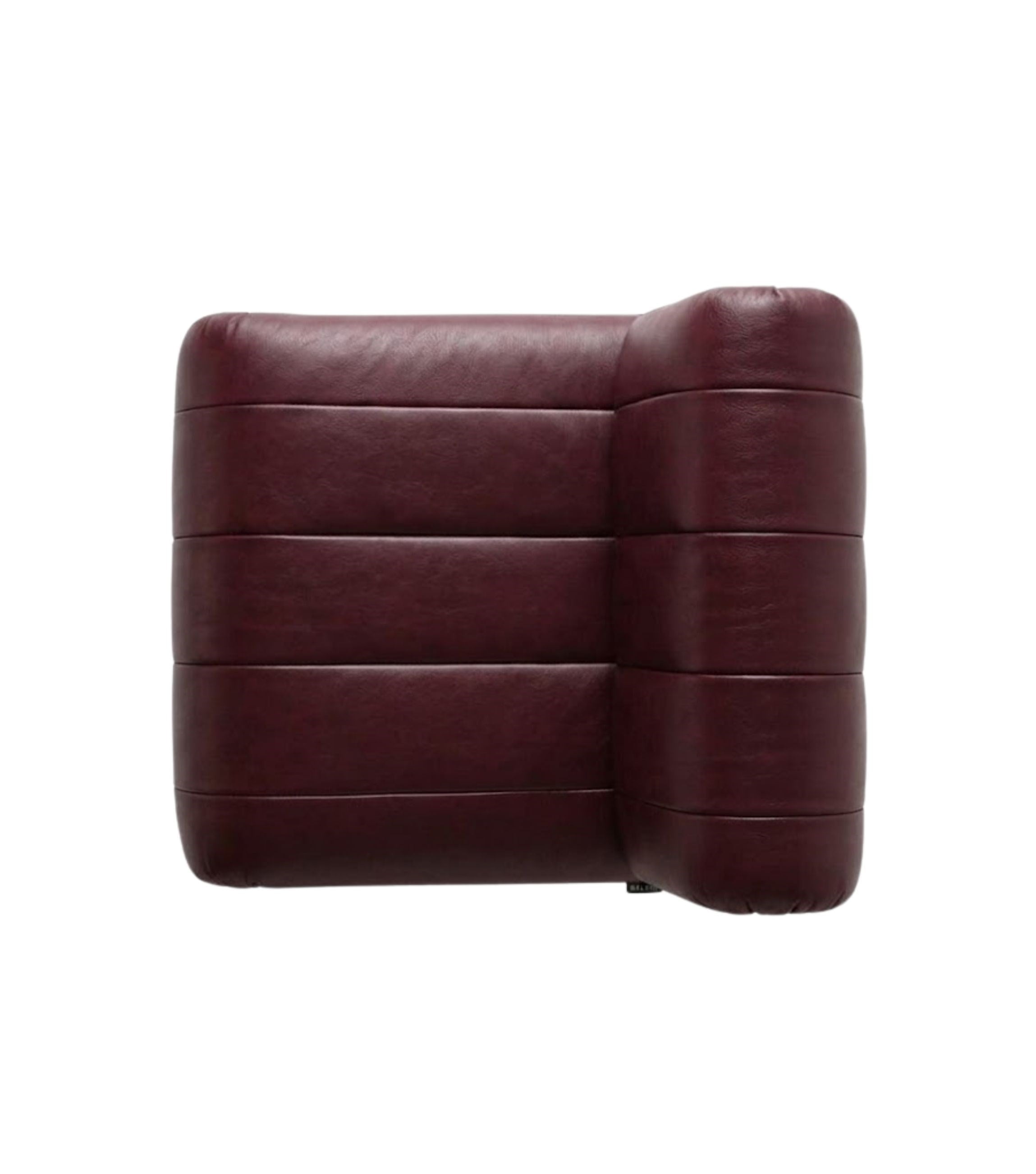 Bristol Simetrik Bordo Deri Berjer