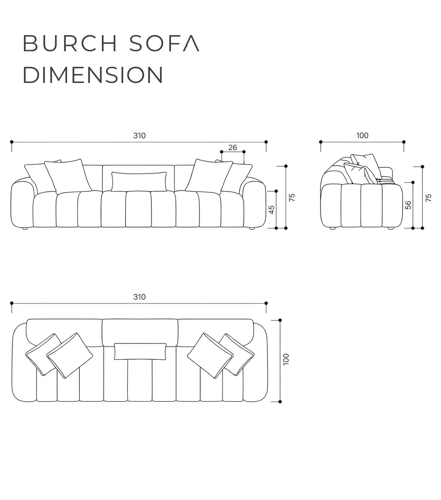 Burch Exclusive Kanepe
