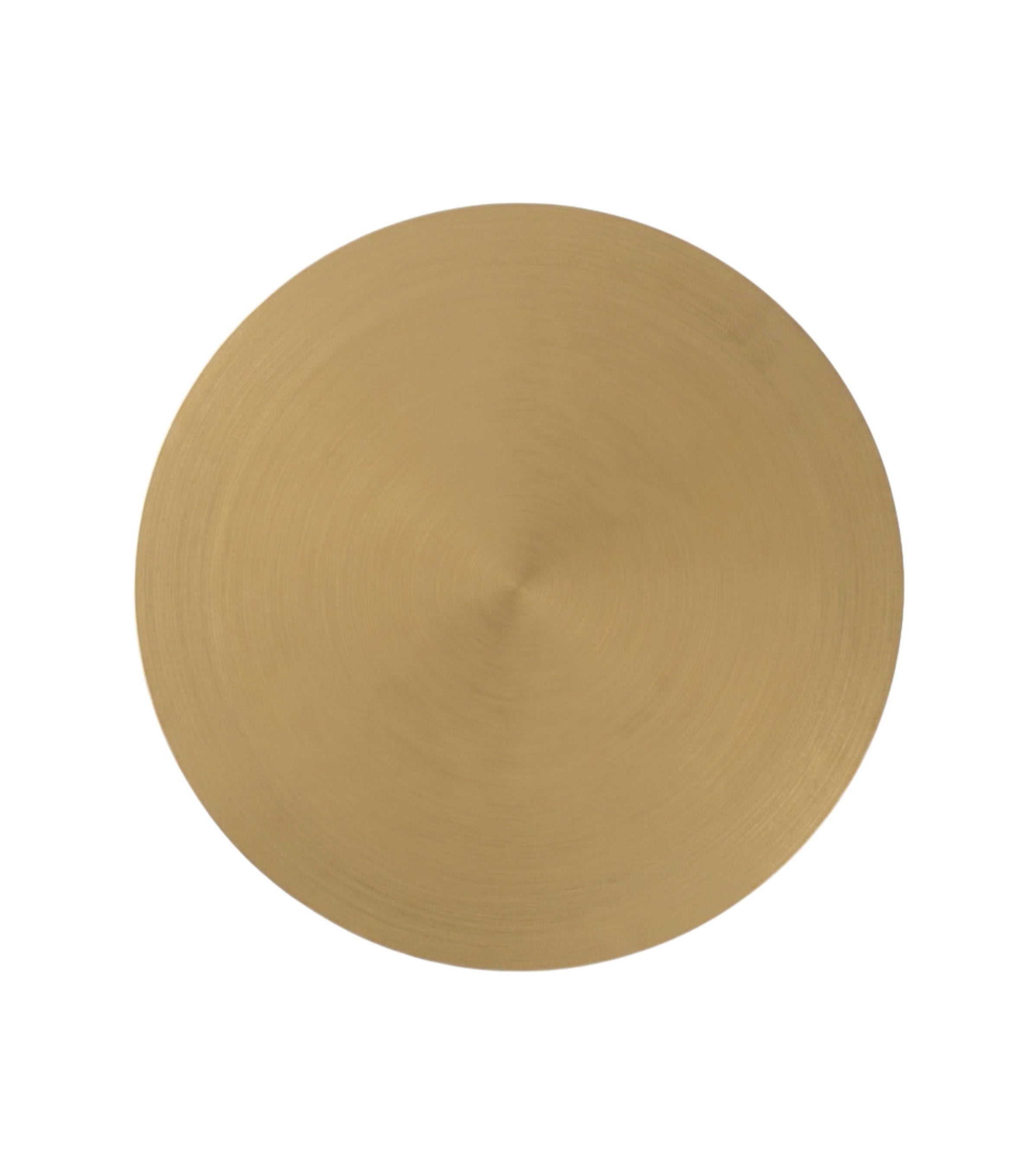 Burga Brass Ahşap Yan Sehpa